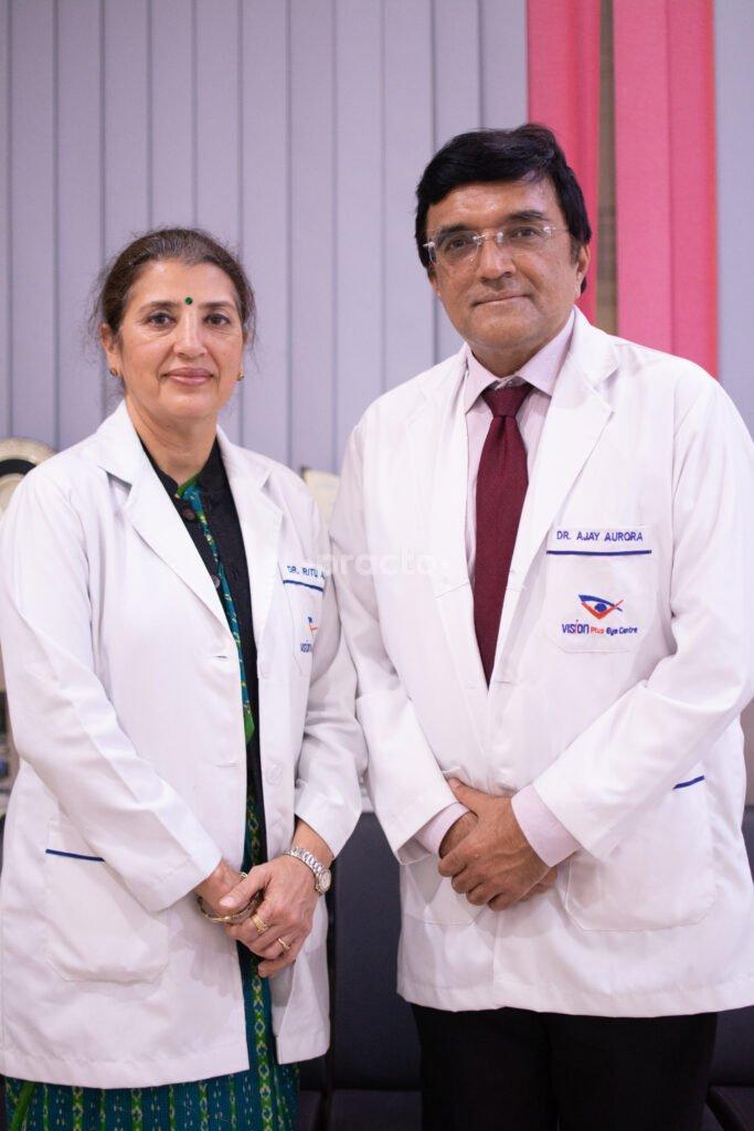 Entrance at Vision Plus Eye  Centre Gaur City Noida