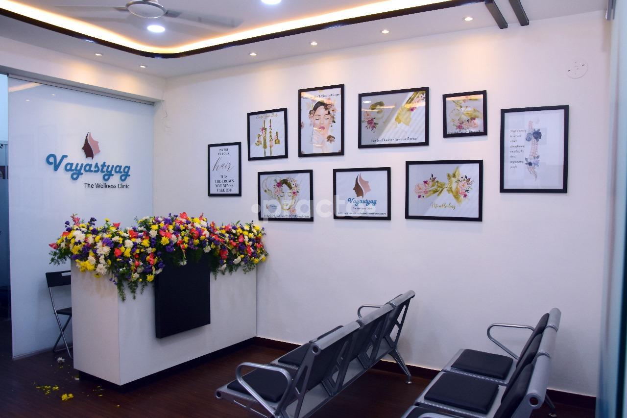 Reception Area at Vayastyag The Wellness Clinic Panjagutta Hyderabad