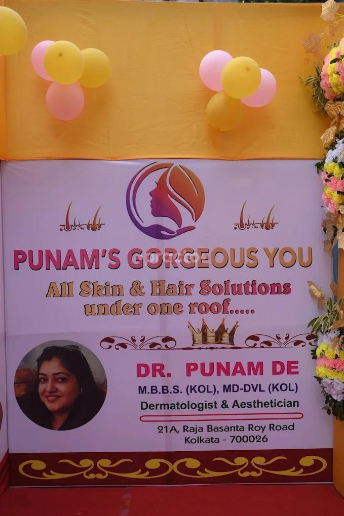 Reception Area at Punam's Gorgeous You Southern Avenue Kolkata