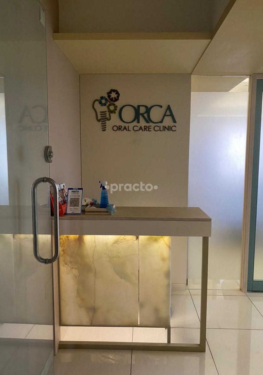 Reception Area at Orca Oral Care Clinic Ambawadi Ahmedabad