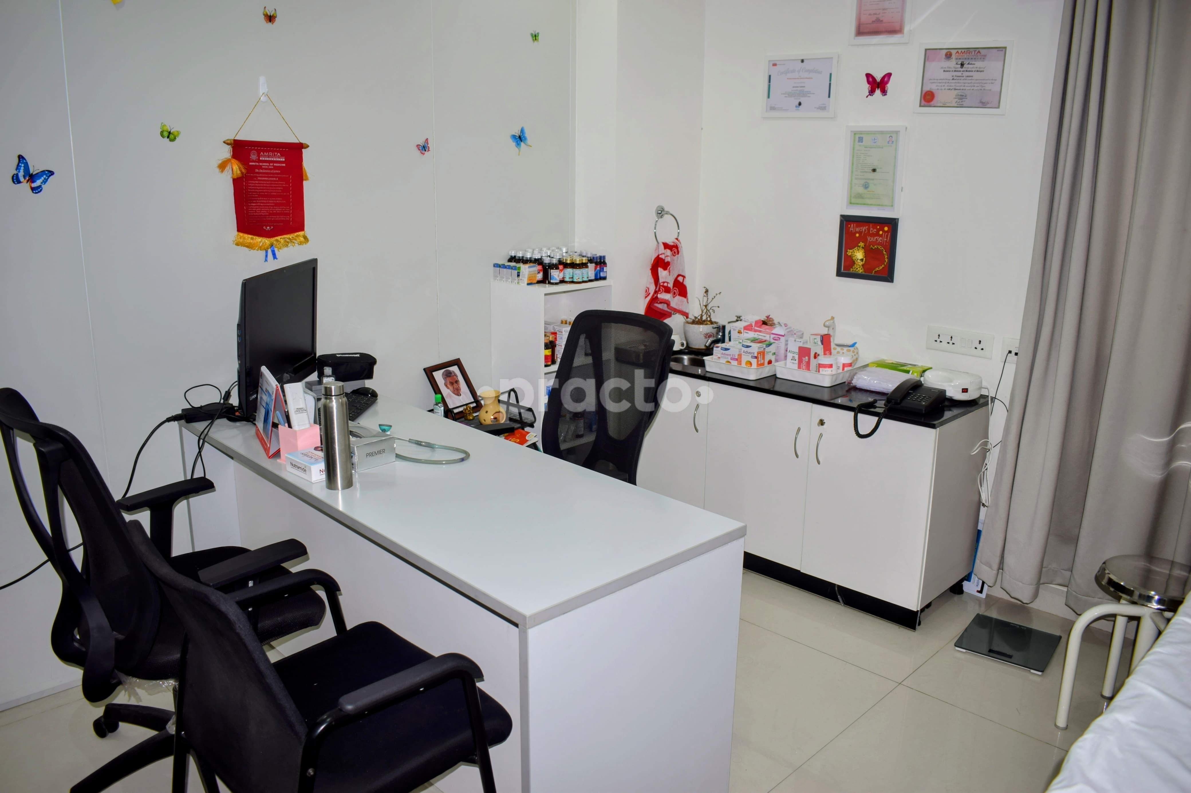 Consultation Room at Gnanvi's Child Care Paediatric Clinic Kondapur Hyderabad