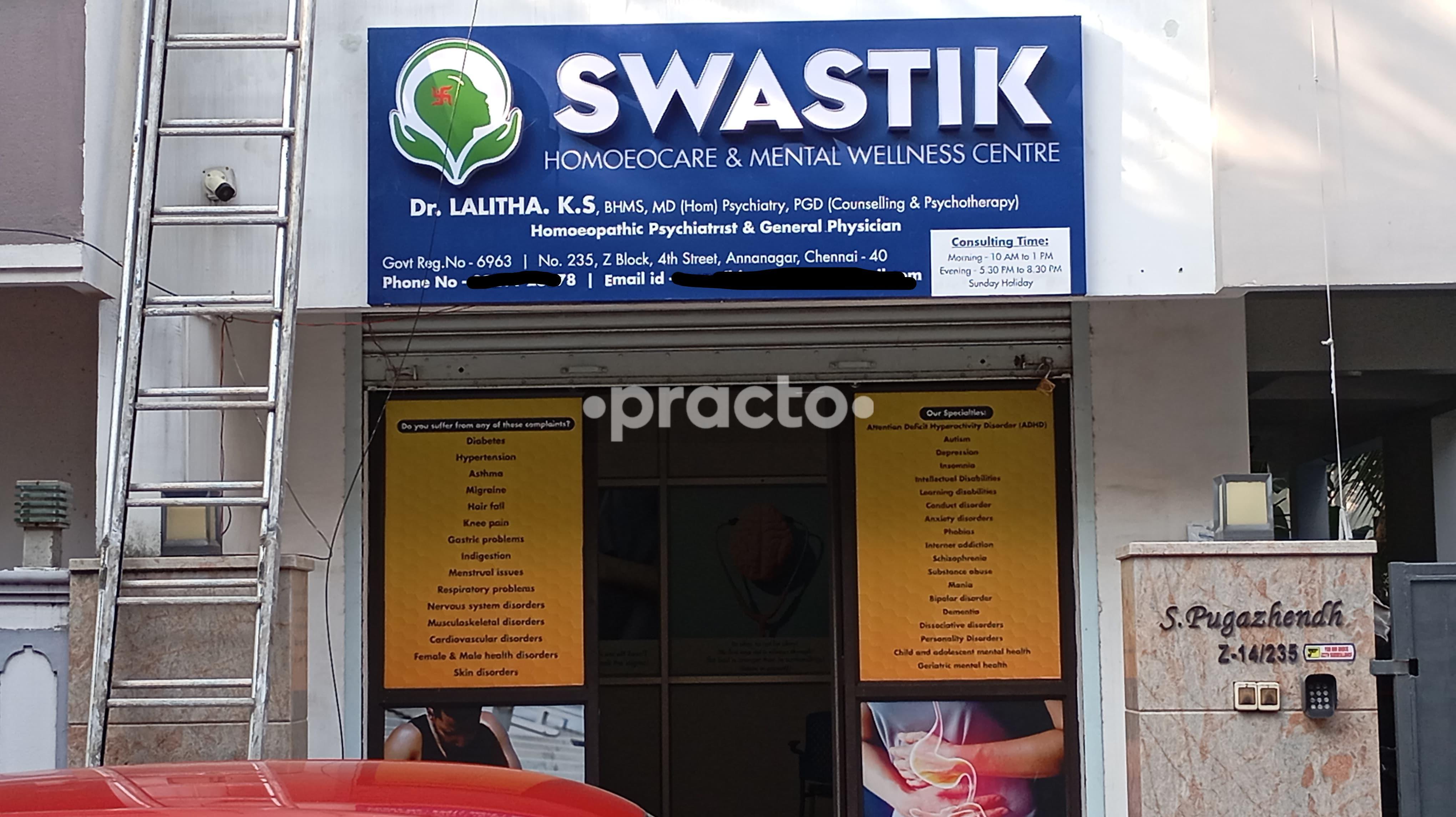 Swastik Homoeocare & Mental Wellness Centre Anna Nagar Chennai