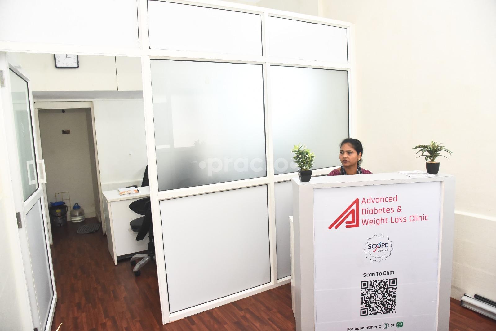 Reception Area at Advanced Diabetes & Weight Loss Clinic Sanpada Navi Mumbai