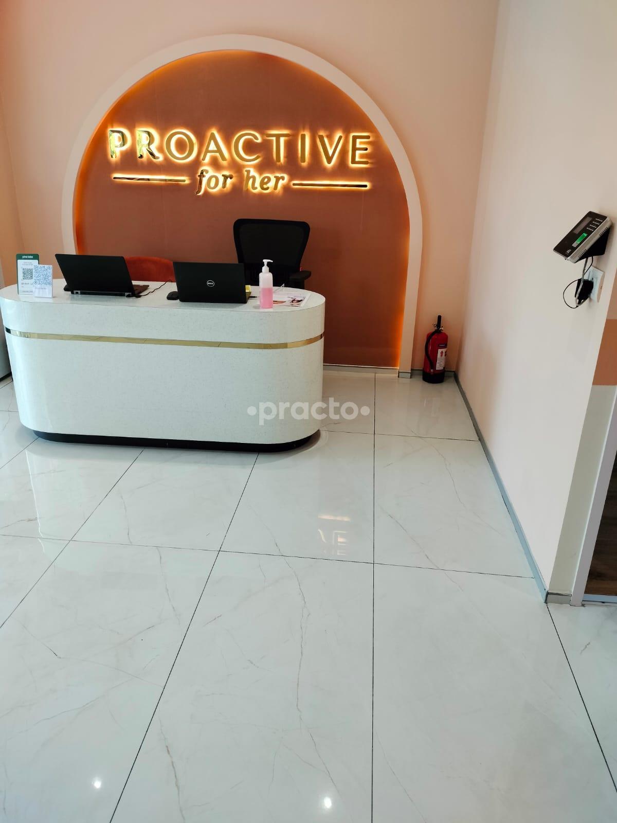 Reception Area at Proactive For Her New BEL Road Bangalore