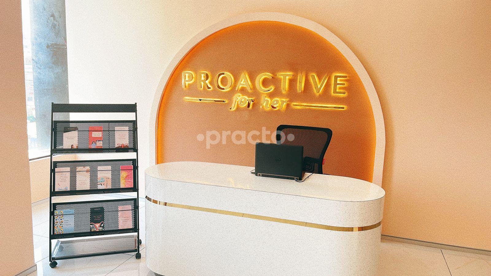 Reception Area at Proactive For Her JP Nagar 5 Phase Bangalore