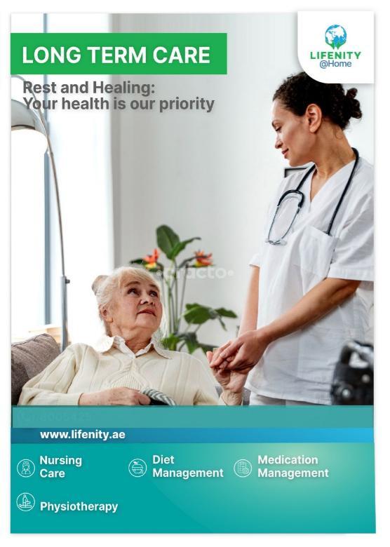 Lifenity Home Healthcare Jumeirah Lakes Towers Dubai