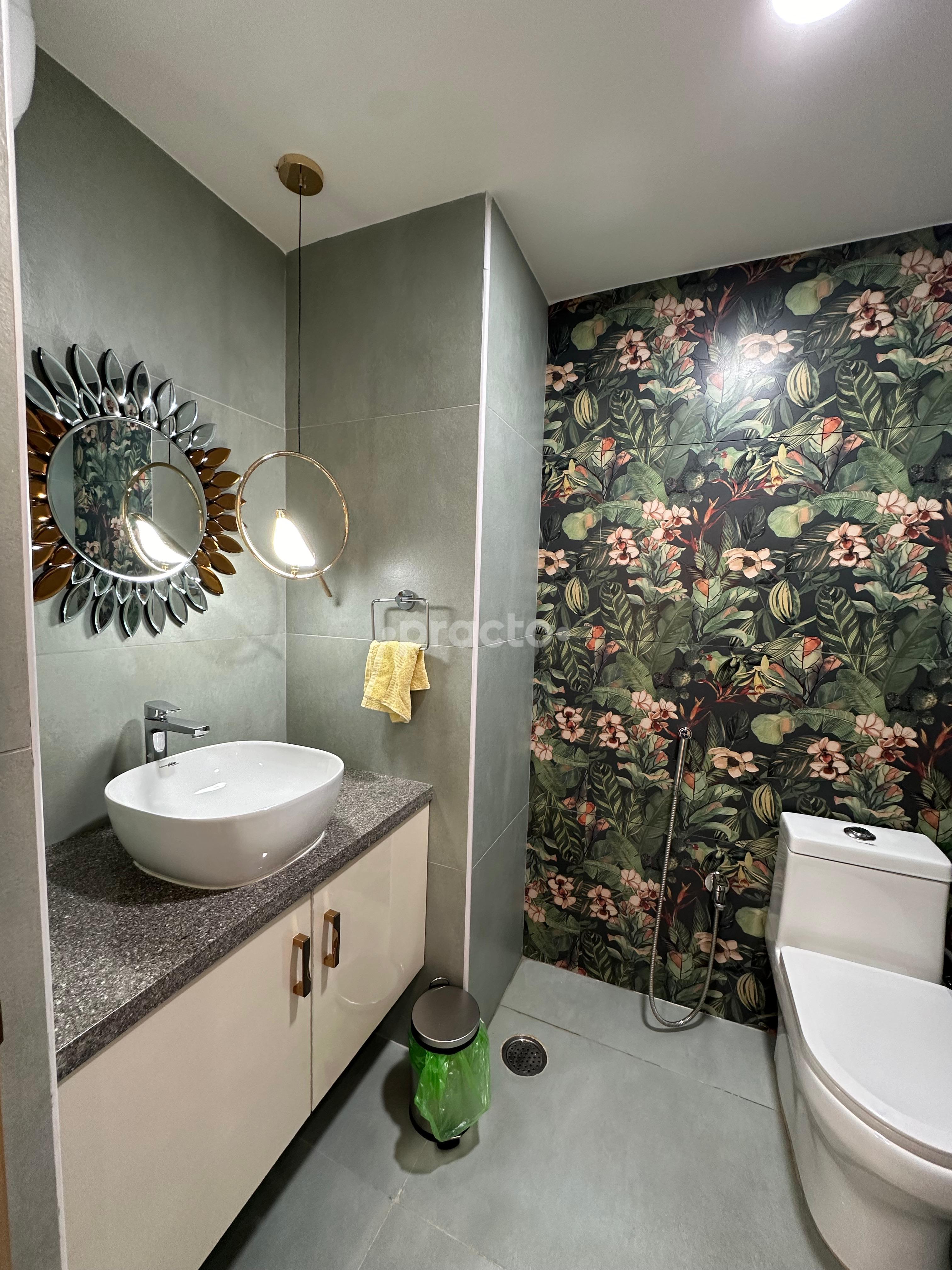 Washroom (front only) at Derm Aura Skin & Hair Clinic Banjara Hills Hyderabad