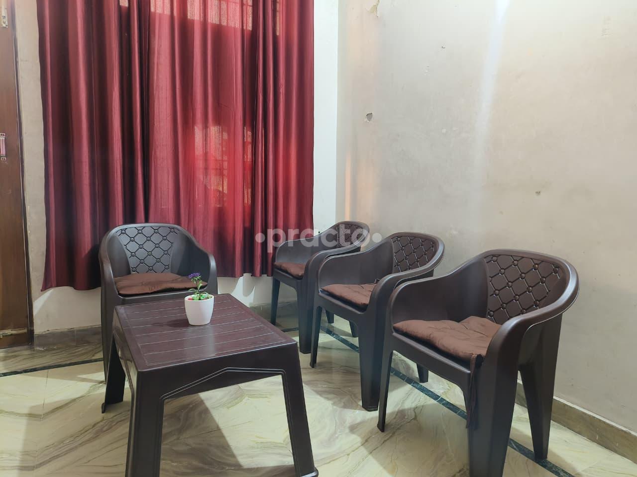Waiting Area at Serenity Mind Clinic New Industrial Township 3 Faridabad