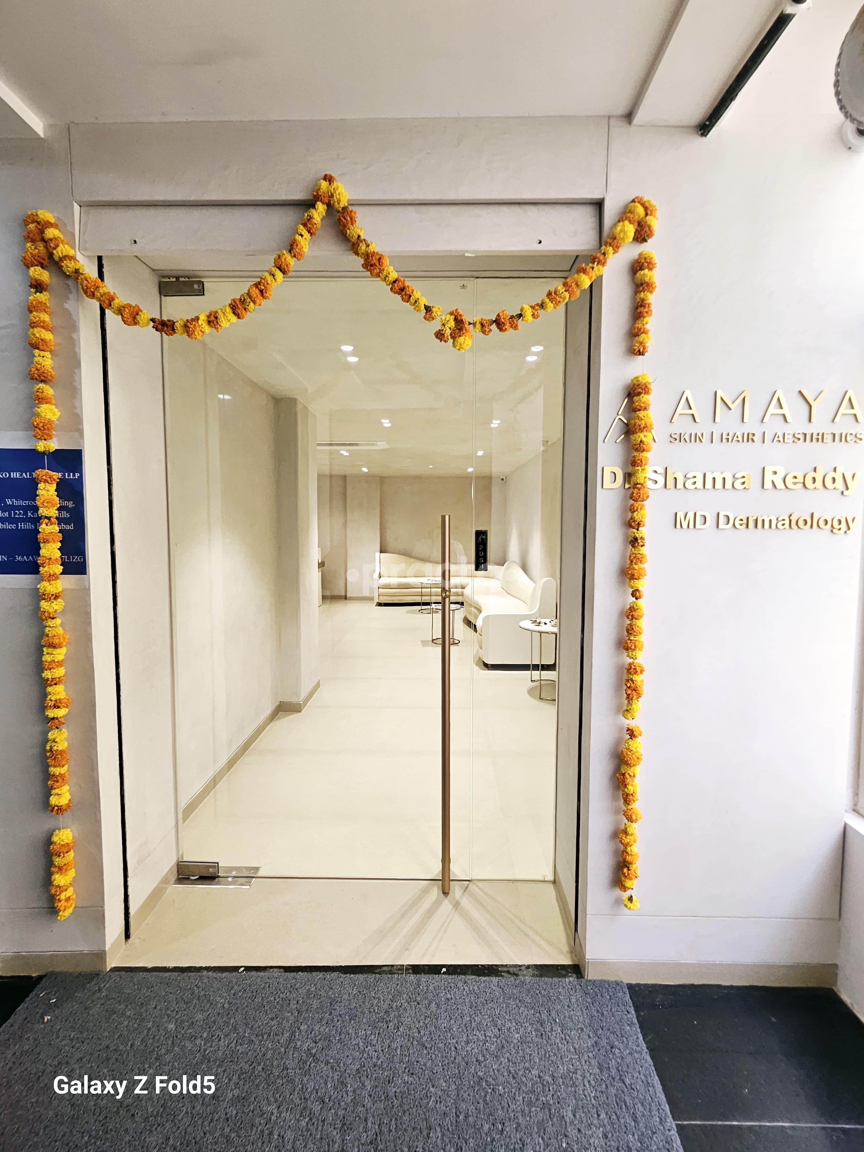 Outside Area at Amaya Skin & Hair Aesthetics Madhapur Hyderabad