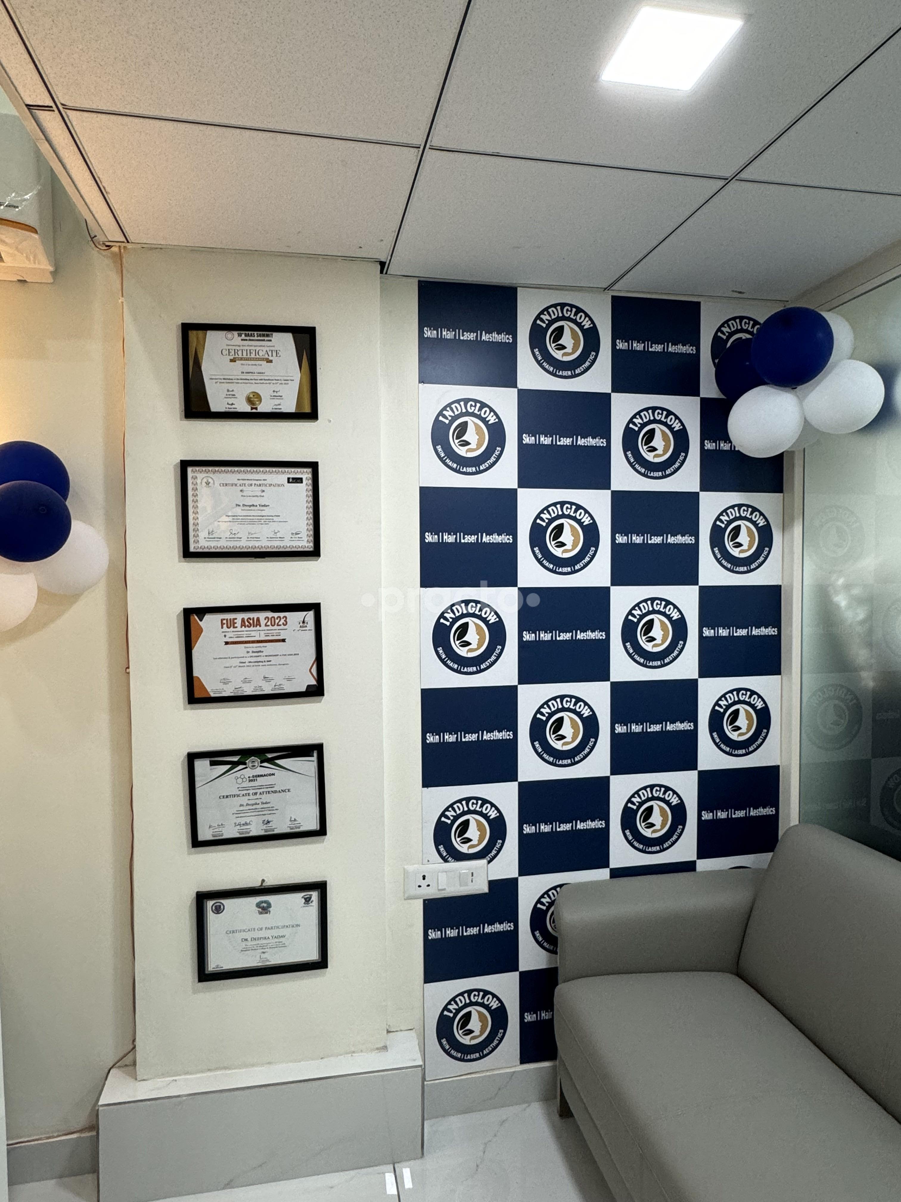 Waiting Area at Indiglow  Derma Clinic Gurgaon Sector 82 Gurgaon