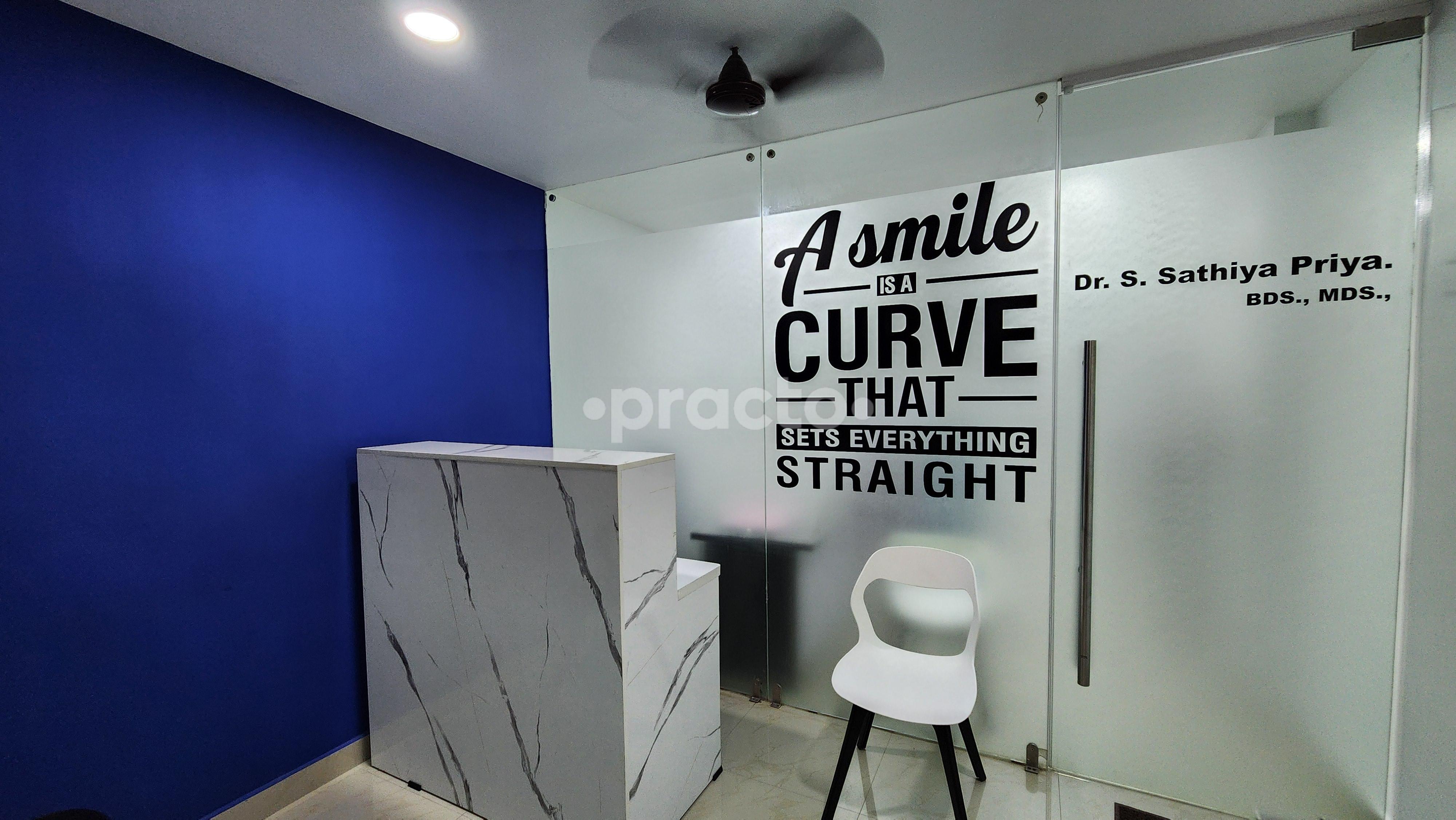 Reception Area at Happy Curve Multispeciality Dental Centre Madipakkam Chennai