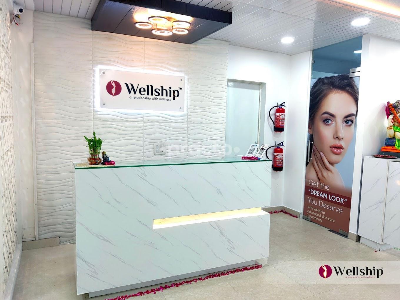 Reception Area at Wellship Clinic CR Park Delhi