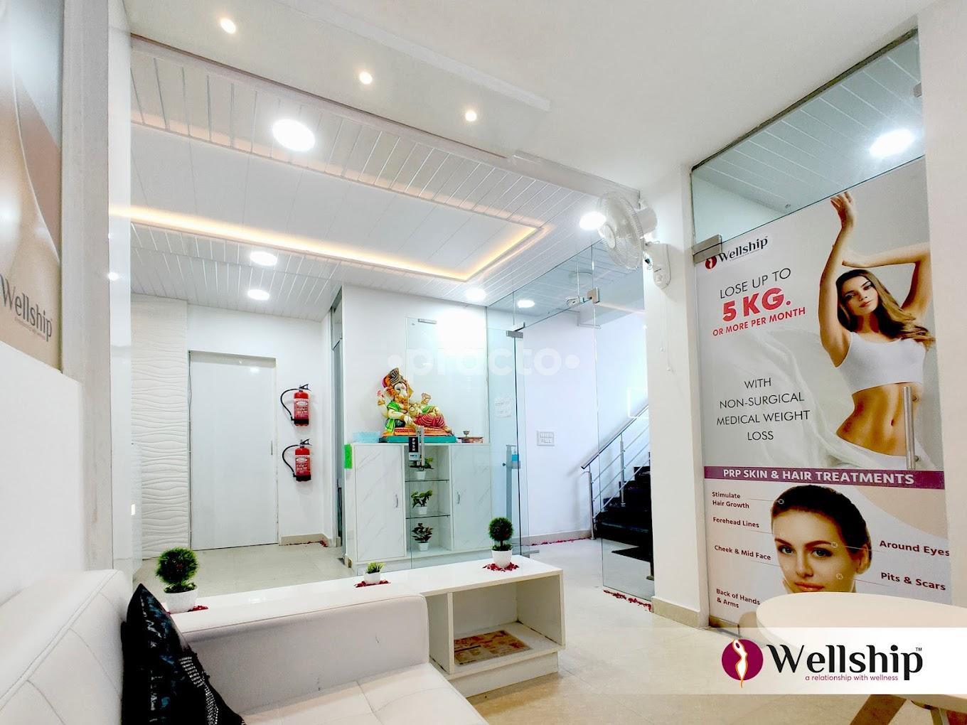 Waiting Area at Wellship Clinic CR Park Delhi