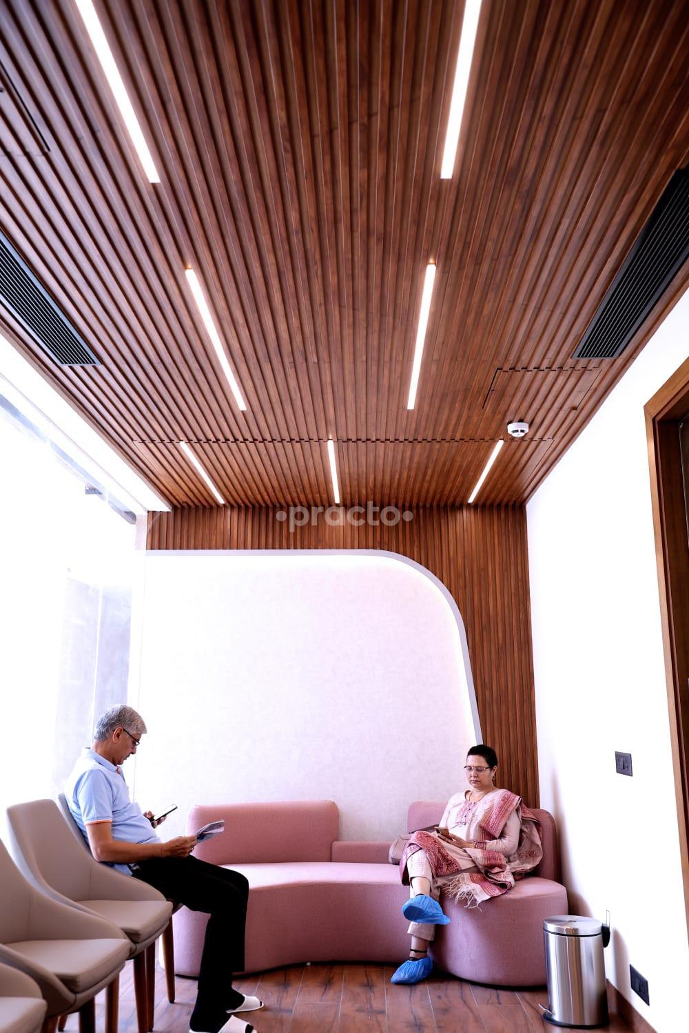 Waiting Area at Dr. Nishtha Glodha's Bouquet Dental Sector 132 Noida