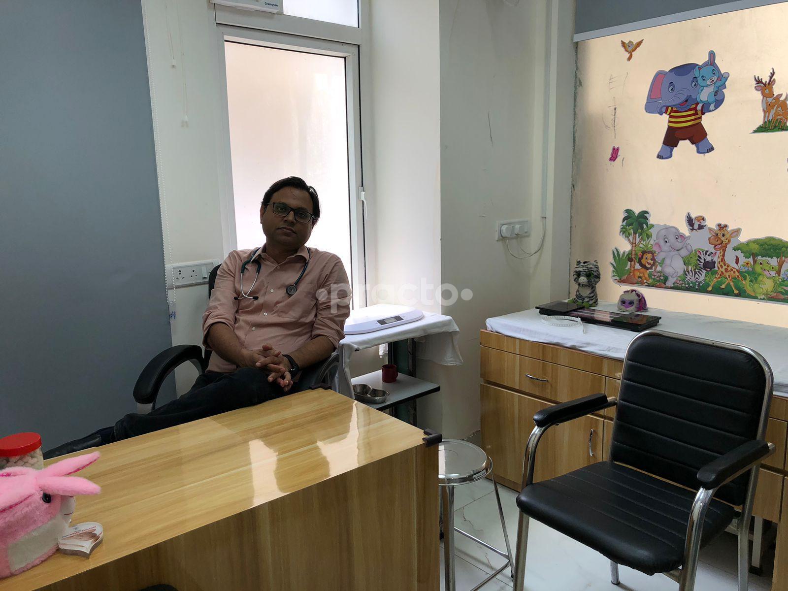 Consultation Room at Dr Pankaj Yadav Child and Newborn Care Gurgaon Sector 86 Gurgaon