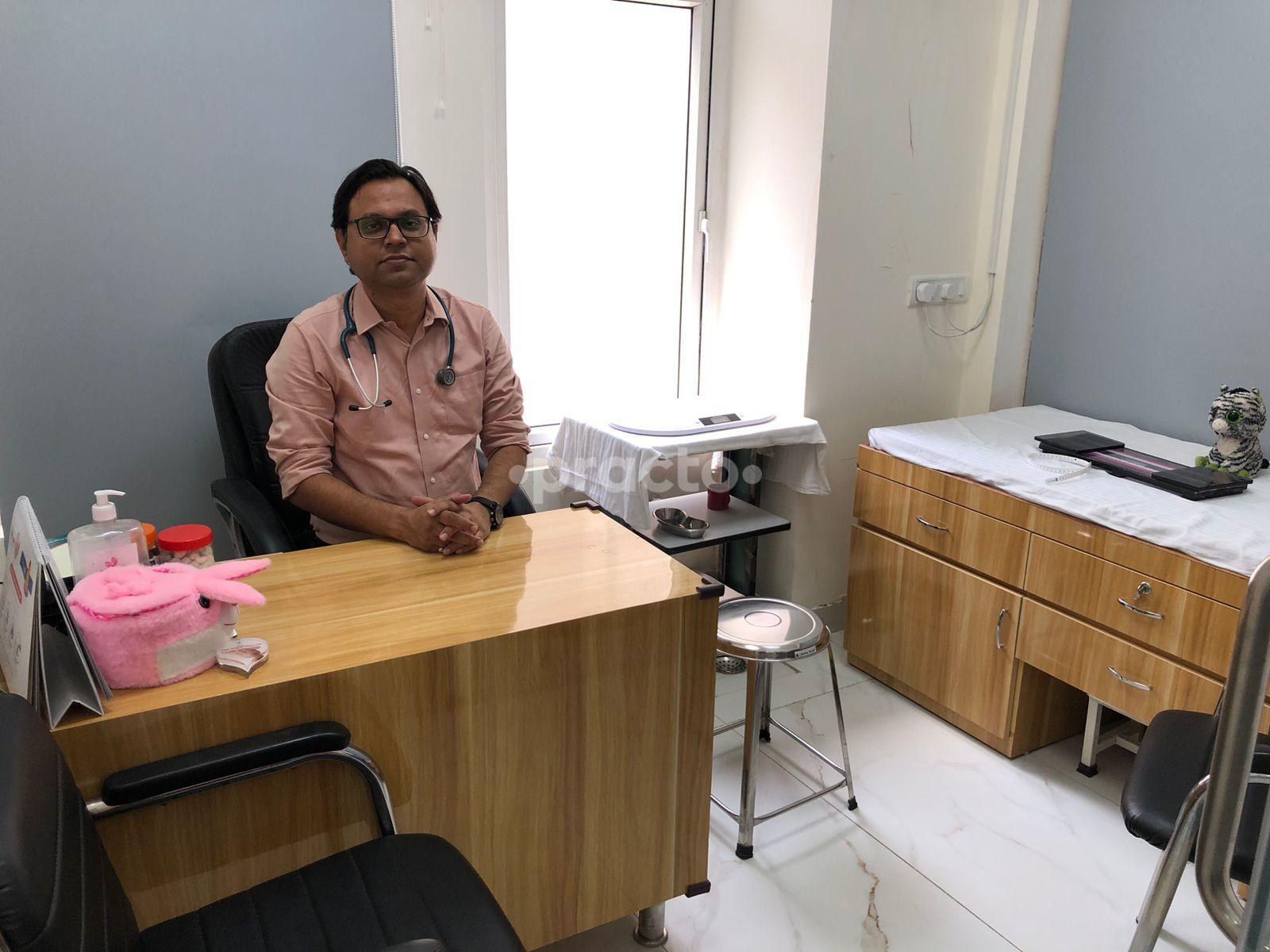 Consultation Room at Dr Pankaj Yadav Child and Newborn Care Gurgaon Sector 86 Gurgaon