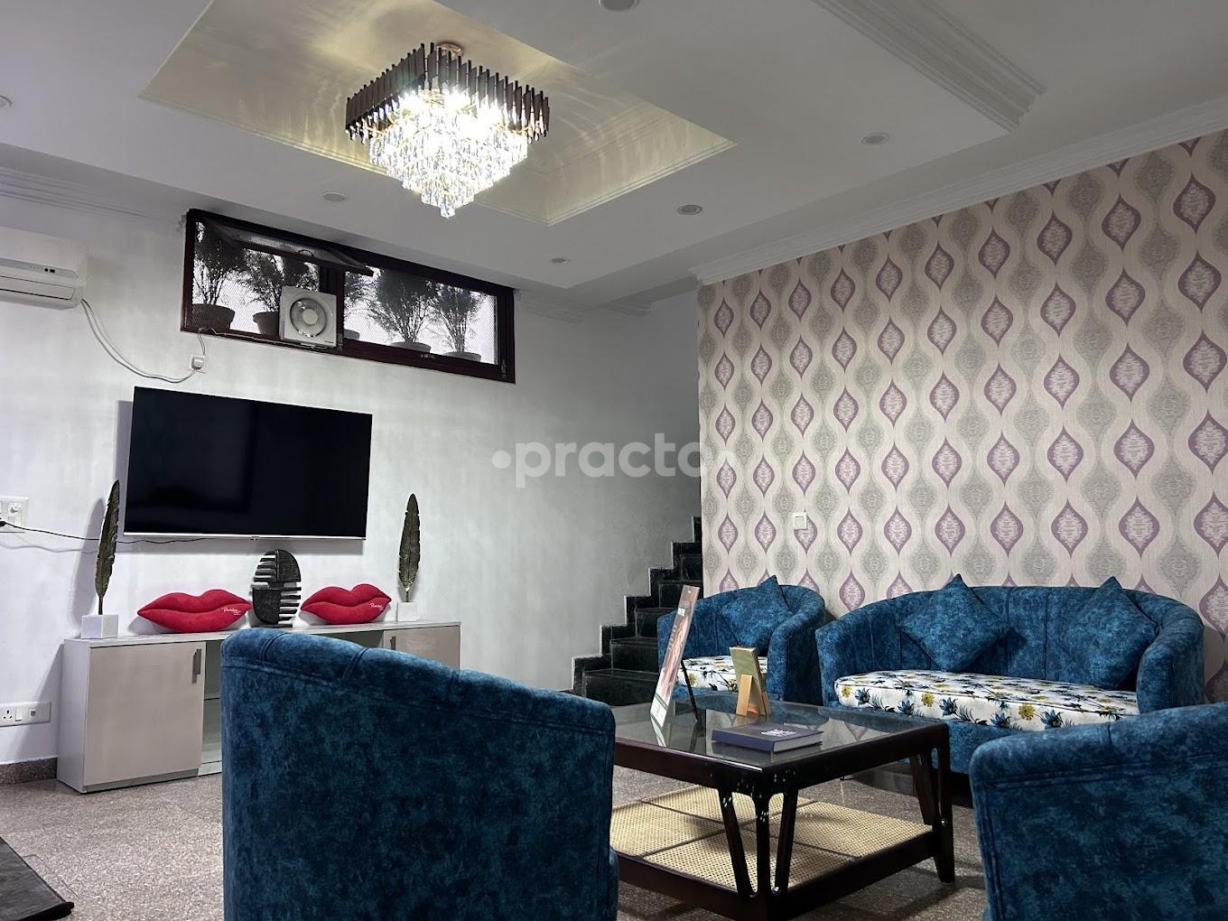 Reception Area at Skinesis Clinique Vasant Vihar Delhi