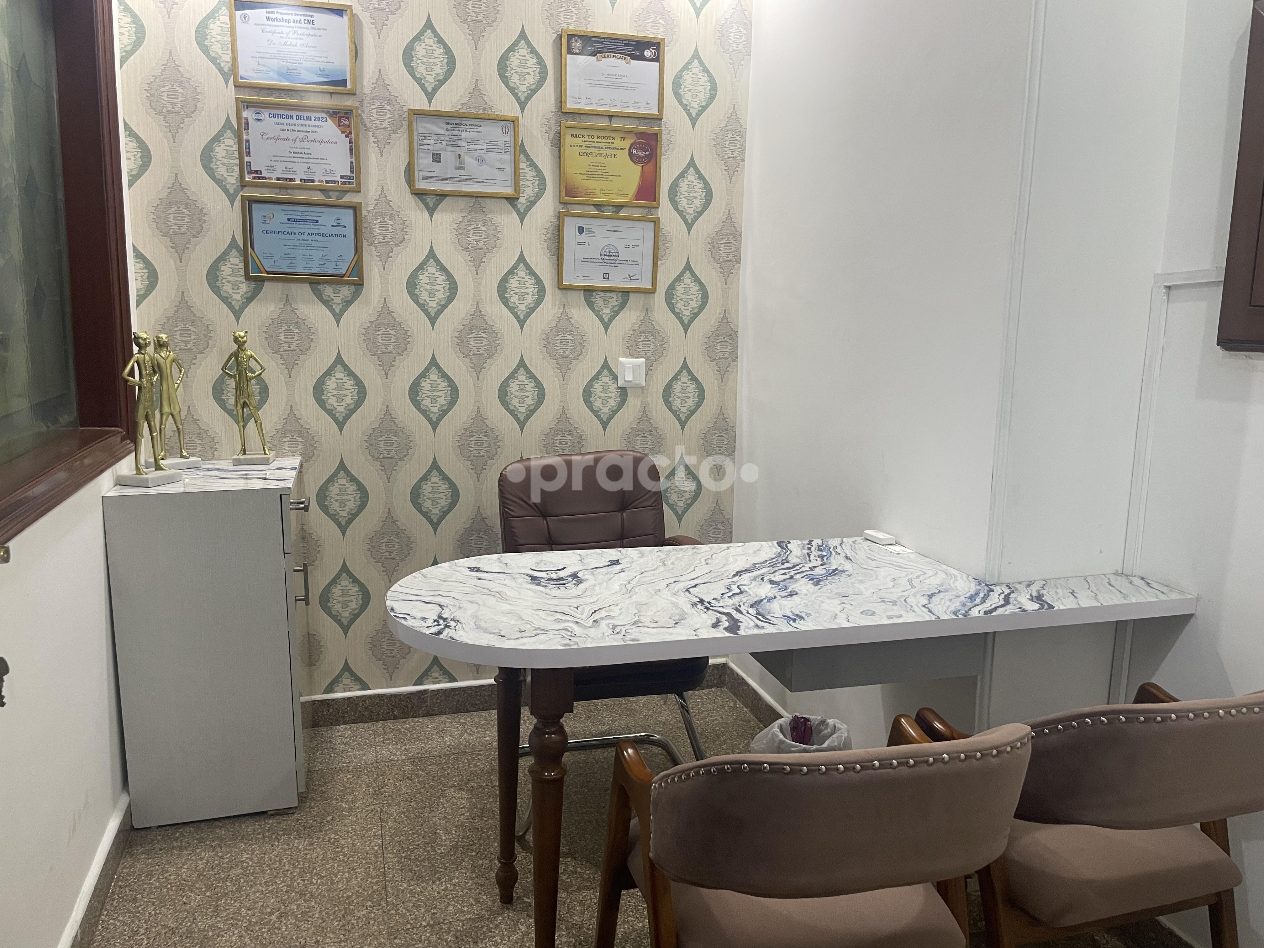 Consultation Room at Skinesis Clinique Vasant Vihar Delhi
