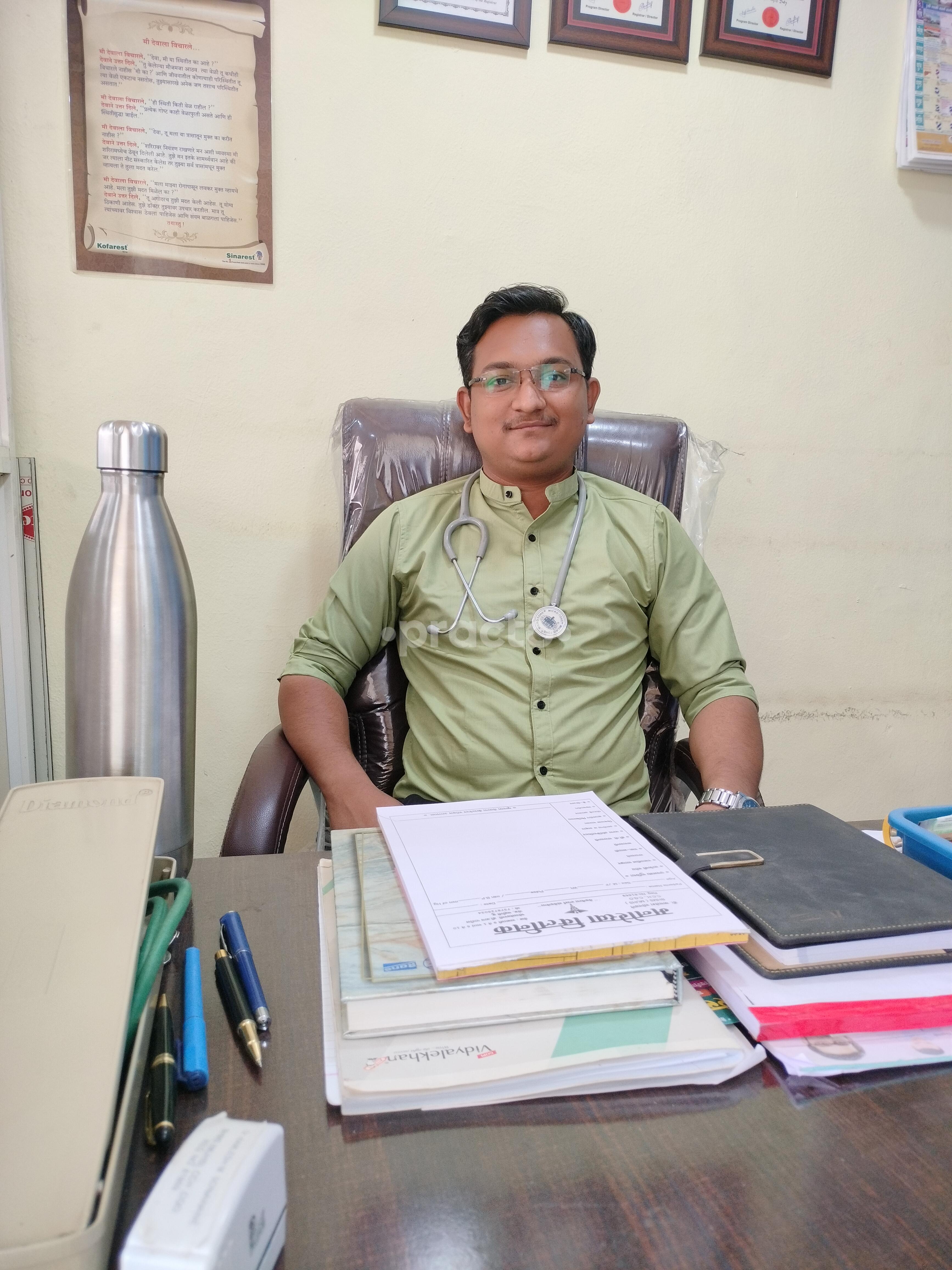 Consultation Room at Manorekha Clinic Charholi Budruk Pune