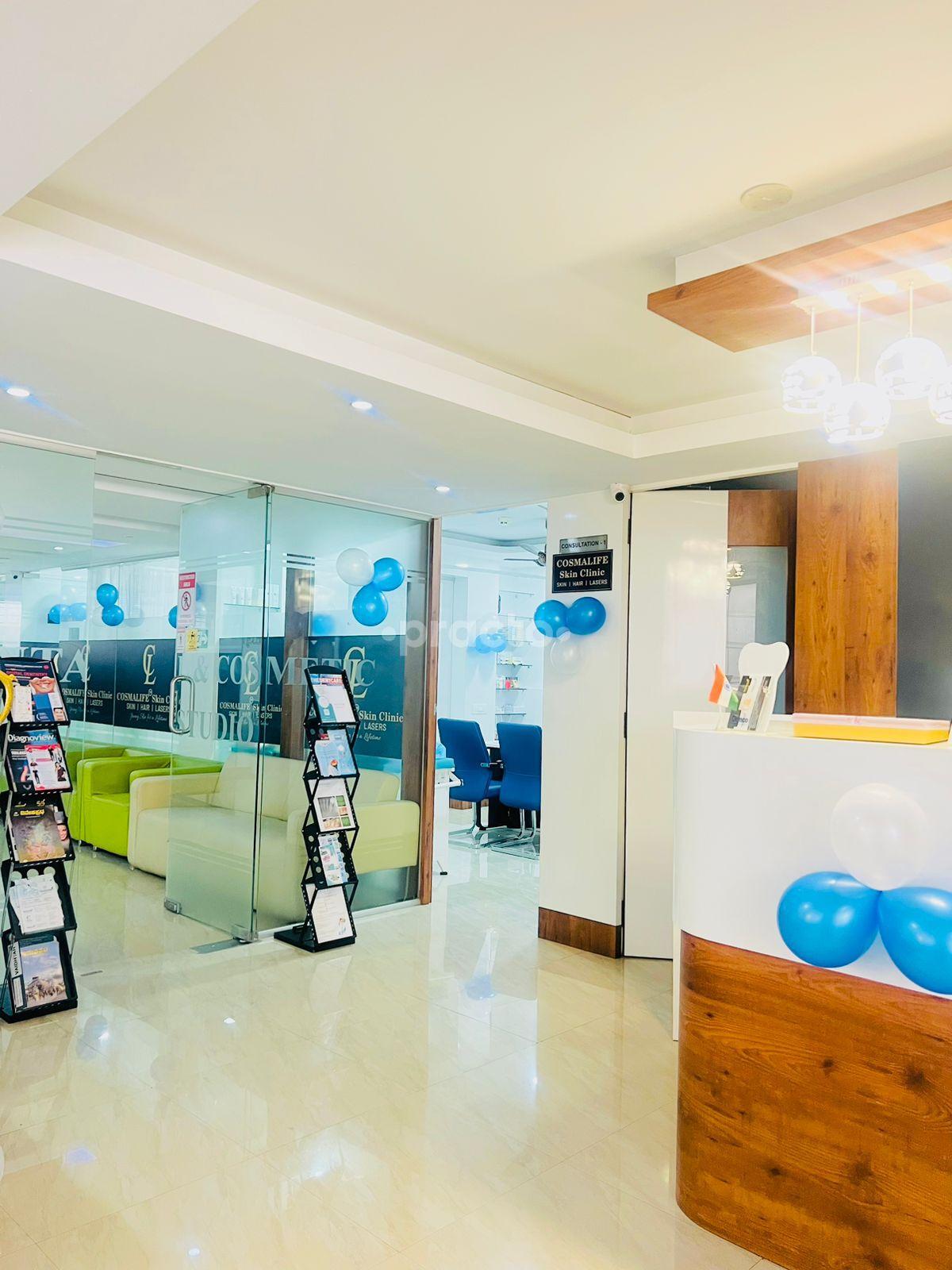Waiting Area at Cosmalife Skin Clinic Nagdevanahalli Bangalore