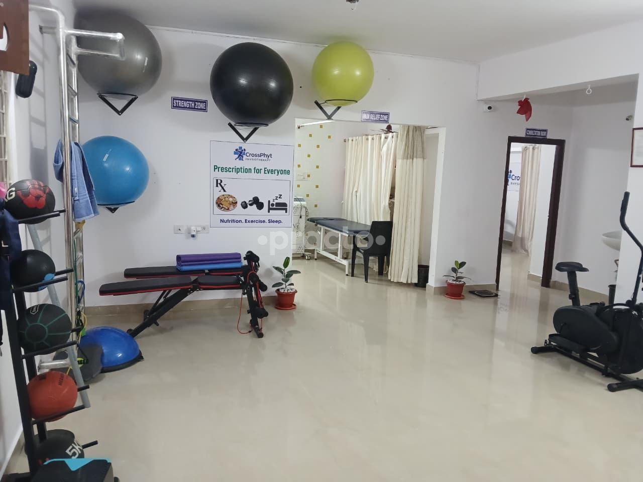 Equipment Area at CrossPhyt Physiotherapy Pragathi Nagar Hyderabad