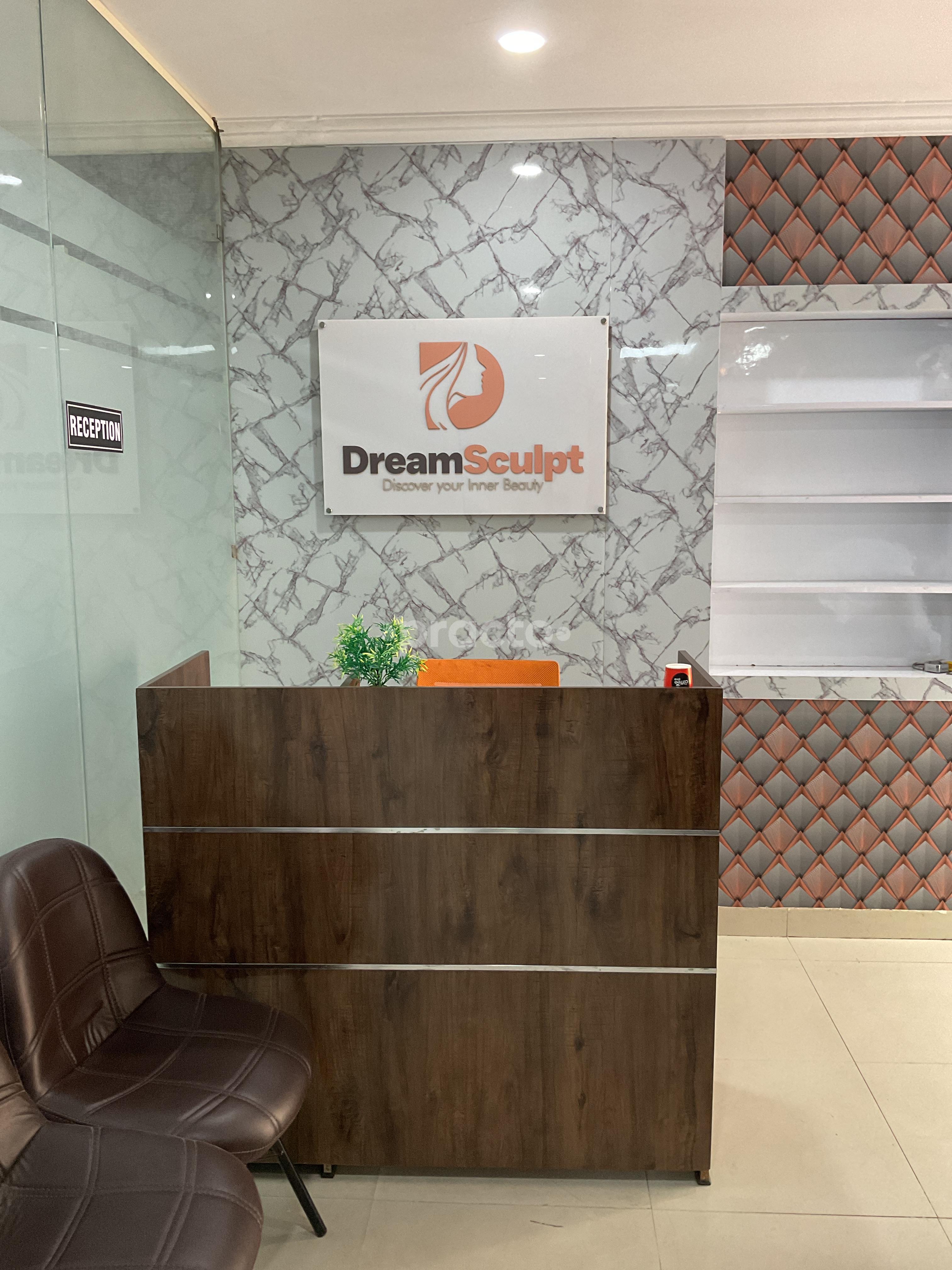 Reception Area at Dream Sculpt Clinic Sector 41 Noida