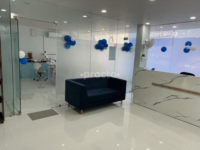 Reception Area at Dr. Radhika's Tooth Experts Bandlaguda Hyderabad