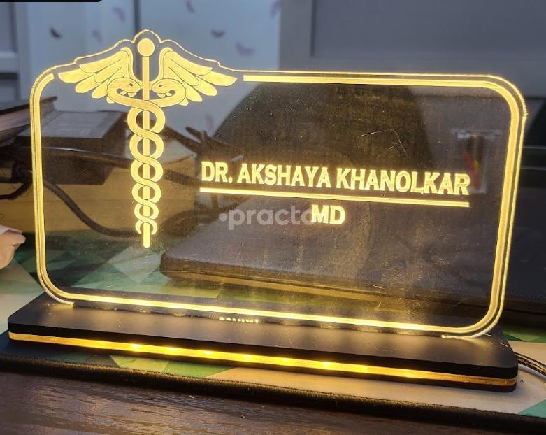 Doctor Names Board at Japakusum Wellness Clinic & Panchkarma Centre Thane West Thane