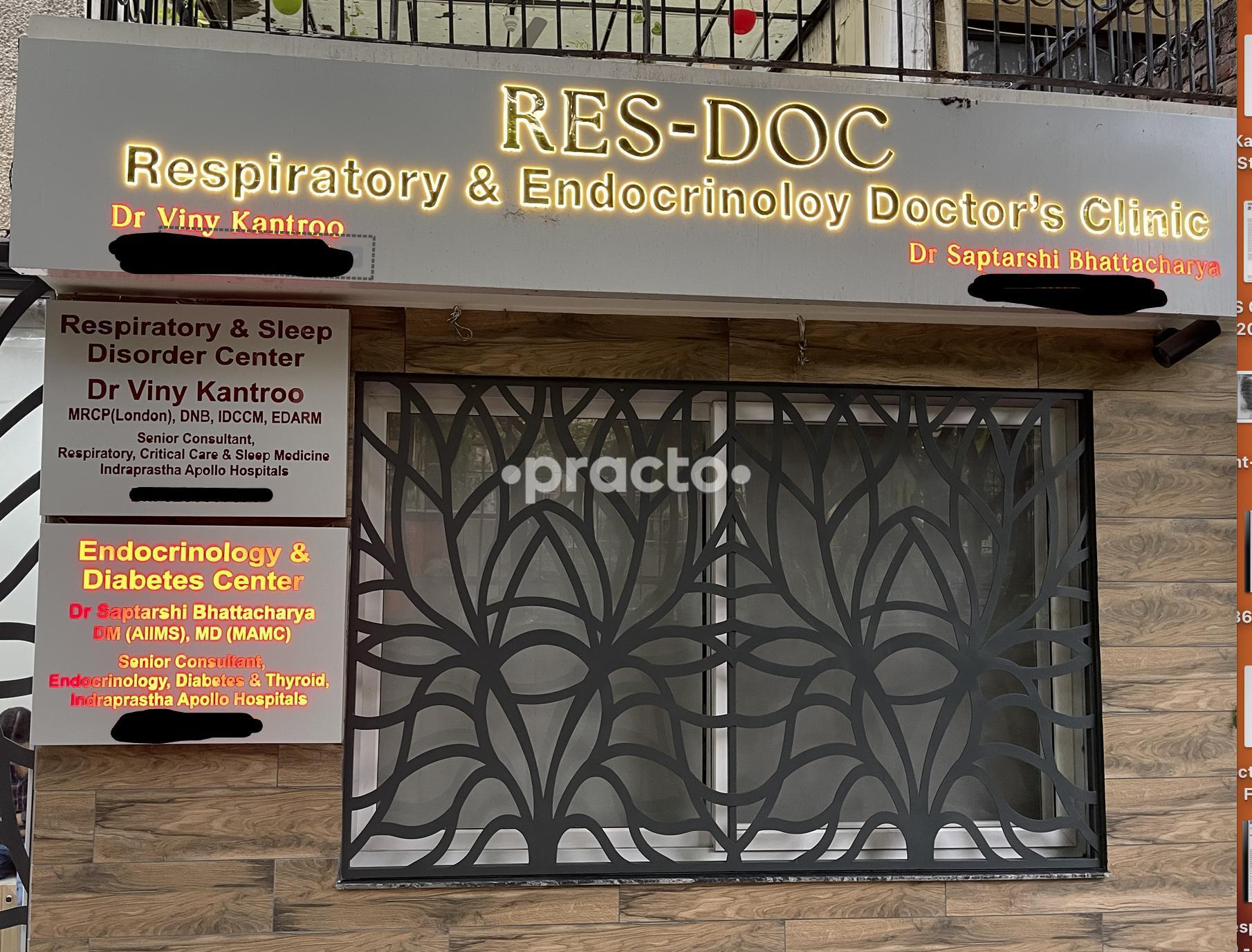 Outside Area at Res-Doc Respiratory & Endocrinology Doctor's Clinic Sarita Vihar Delhi