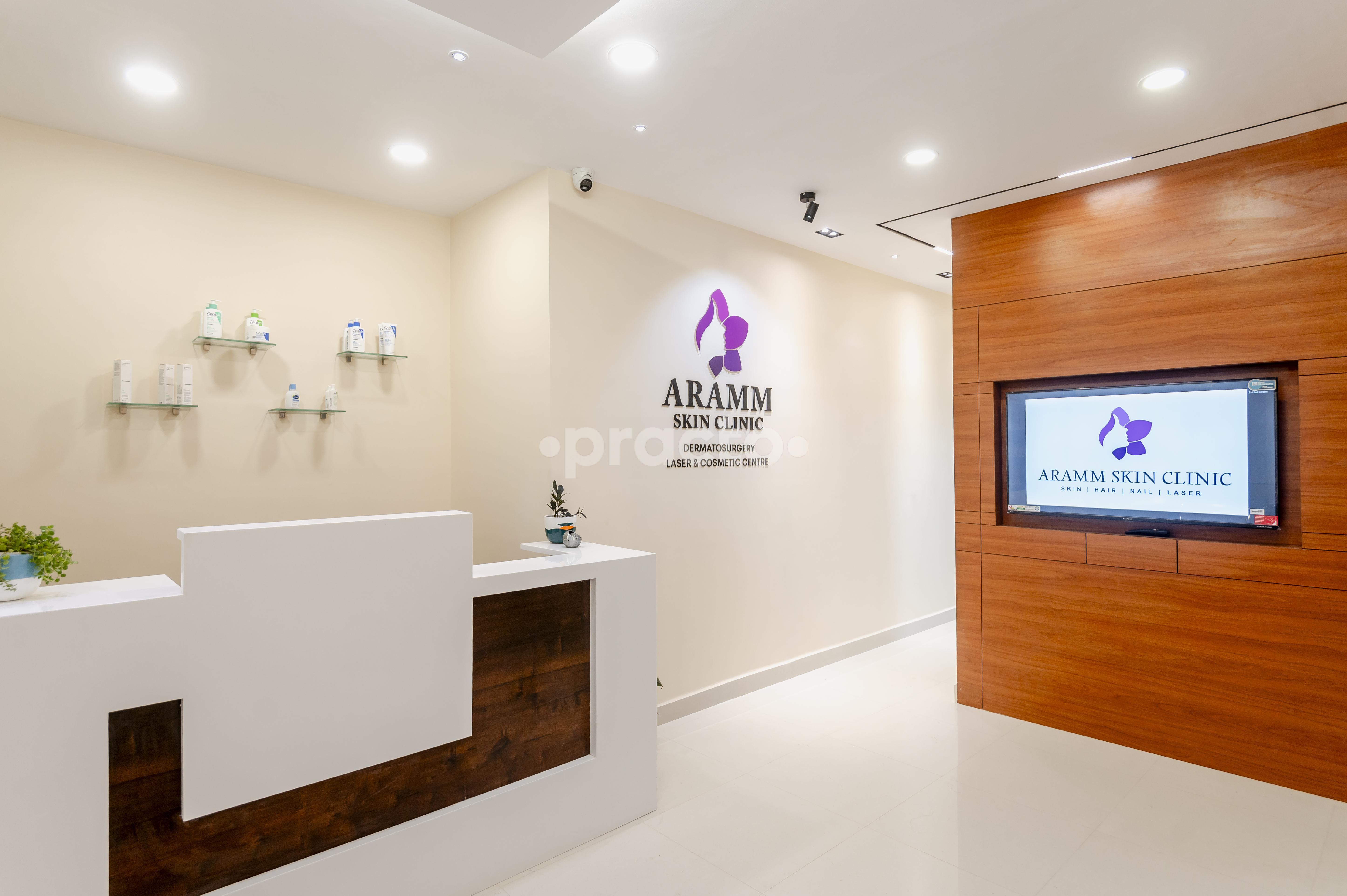 Reception Area at Aramm Skin Clinic Pallavaram Chennai