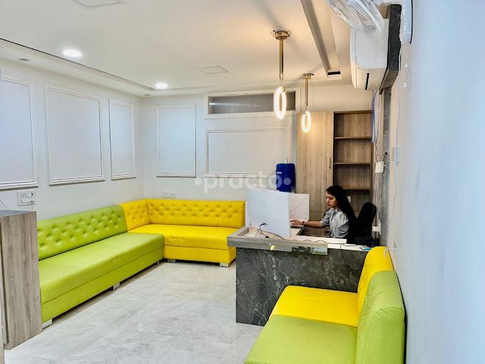 Reception Area at Dr. Ra Garg's Smile Dental Expert East Of Kailash Delhi