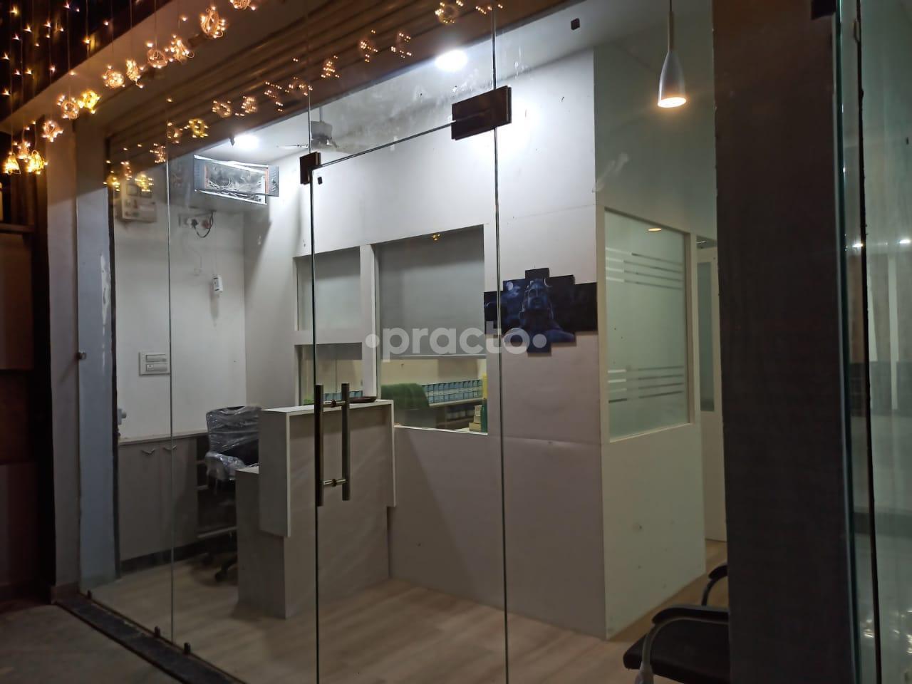 Reception Area at OM Homeopathy Clinic Kamal Vihar Road Raipur