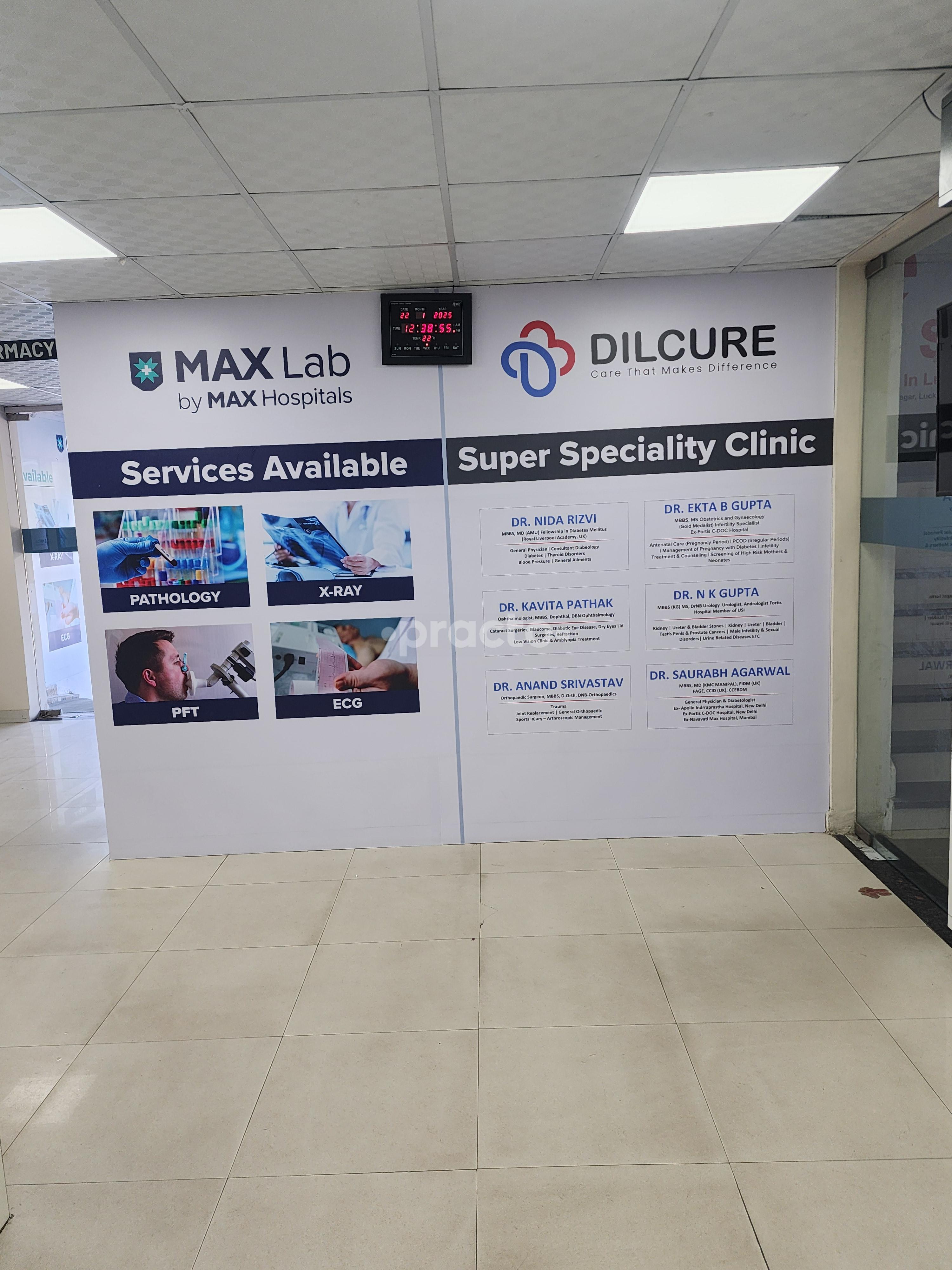 Waiting Area at Max Clinic Gomtinagar Lucknow
