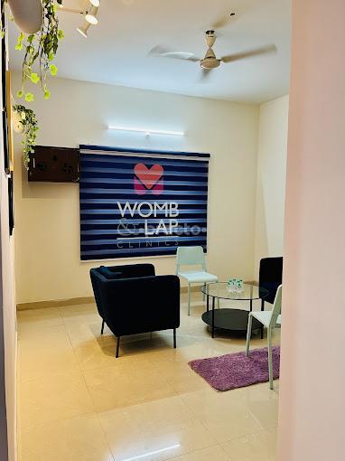 Waiting Area at Womb & Lap Clinics Nallagandla Hyderabad