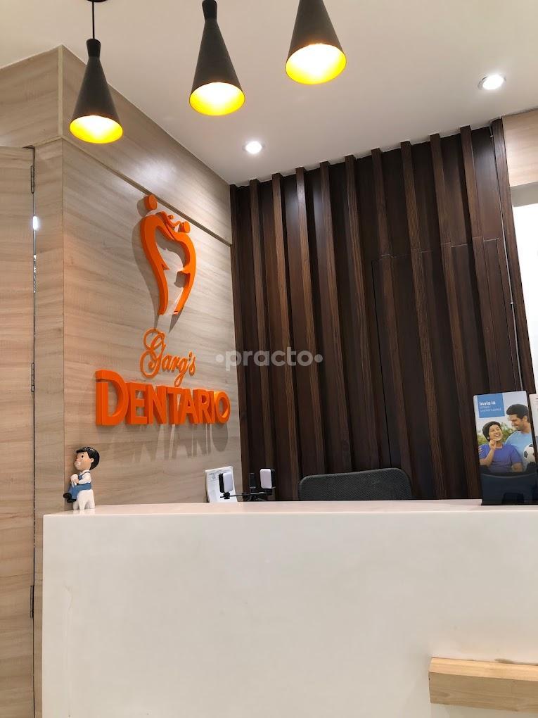 Reception Area at Garg's Dentario DLF Phase I Gurgaon