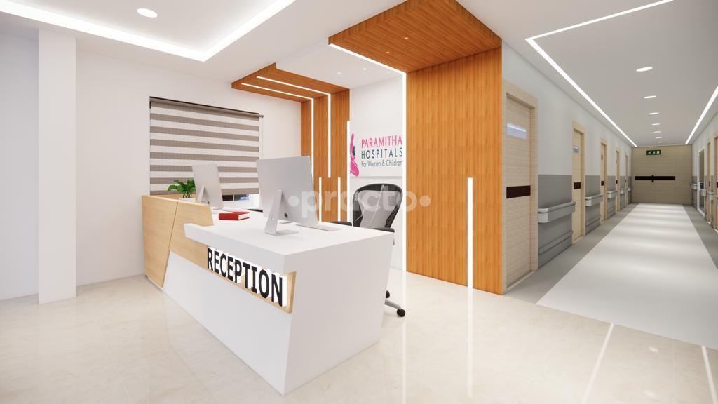 Reception Area at Paramitha Women And Children Hospital Madinaguda Hyderabad