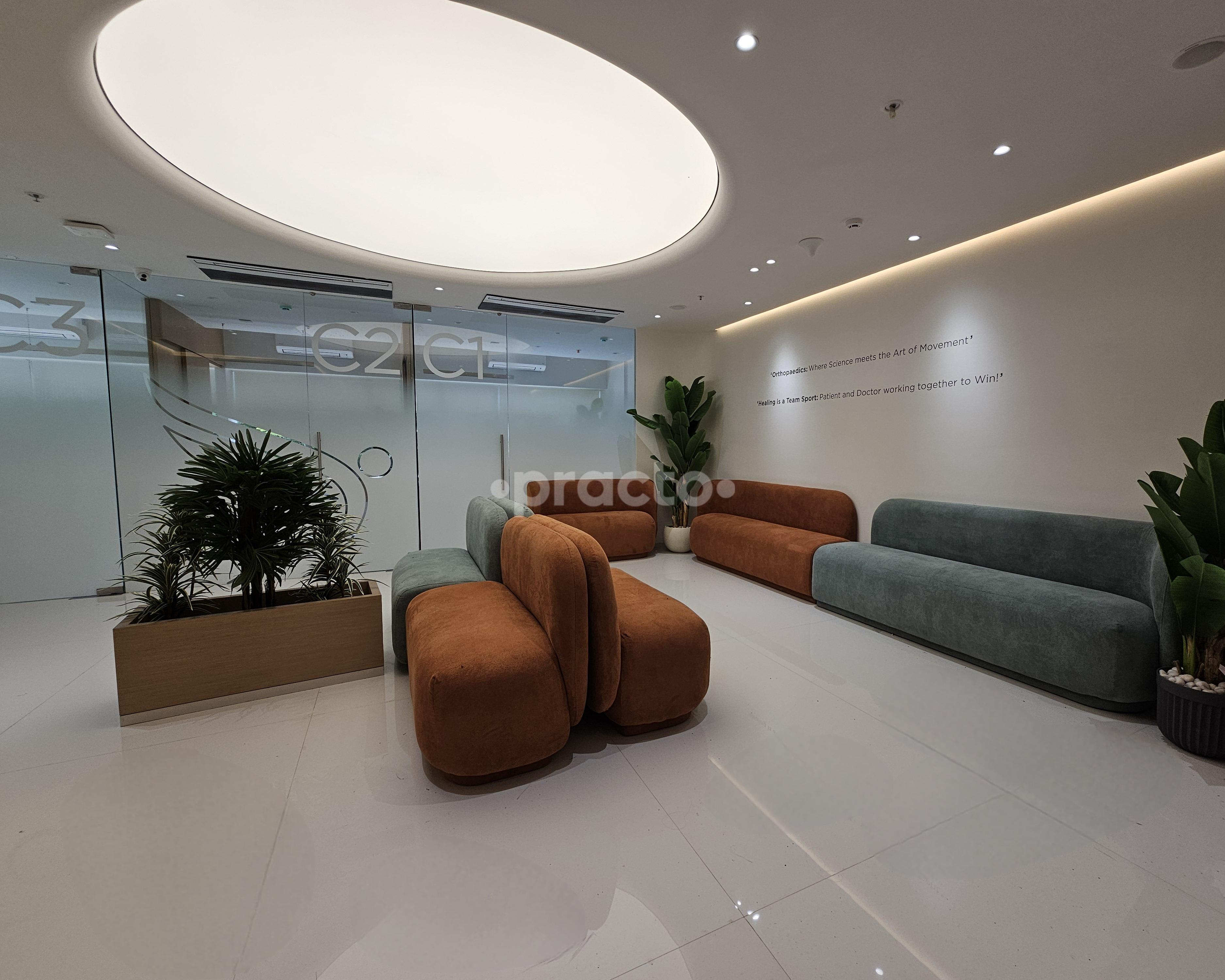Waiting Area at Advanced Orthopaedics Nana Chowk Mumbai