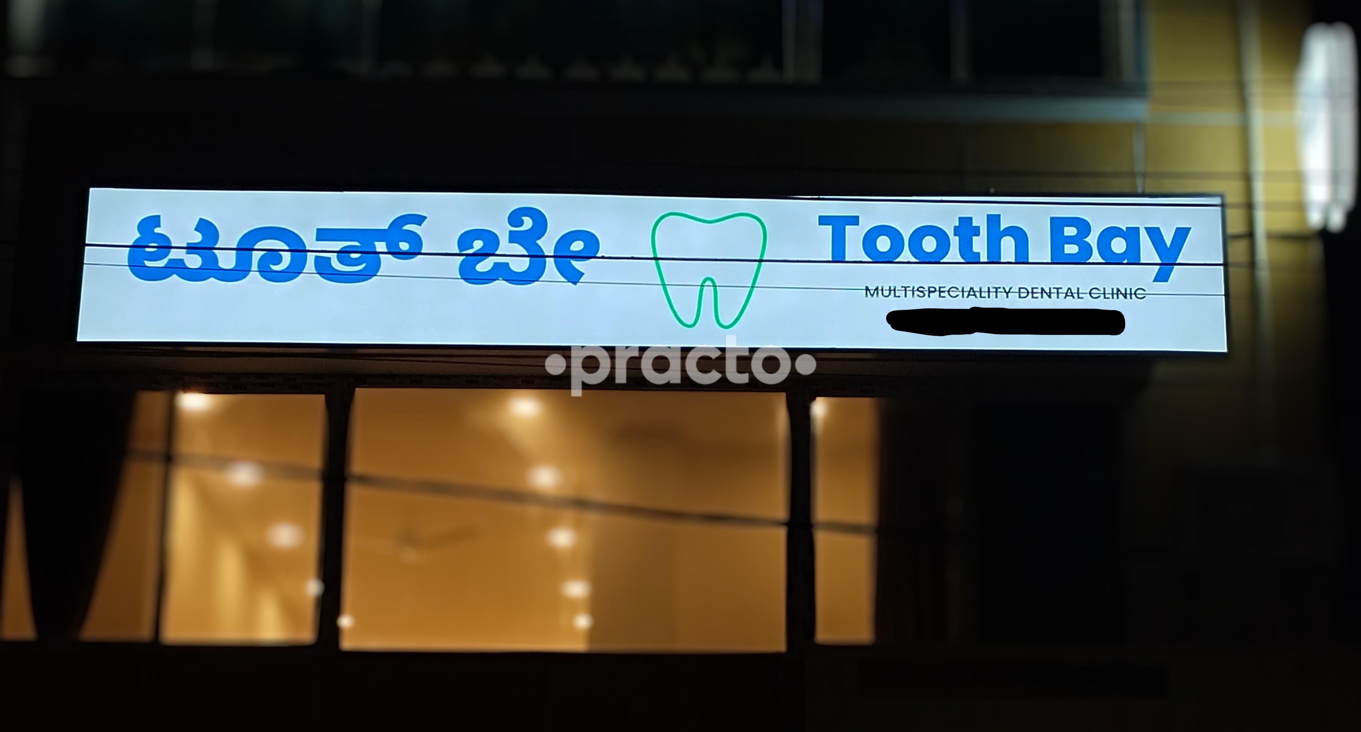 Establishment board at Tooth Bay Clinic Sarjapur Road Bangalore