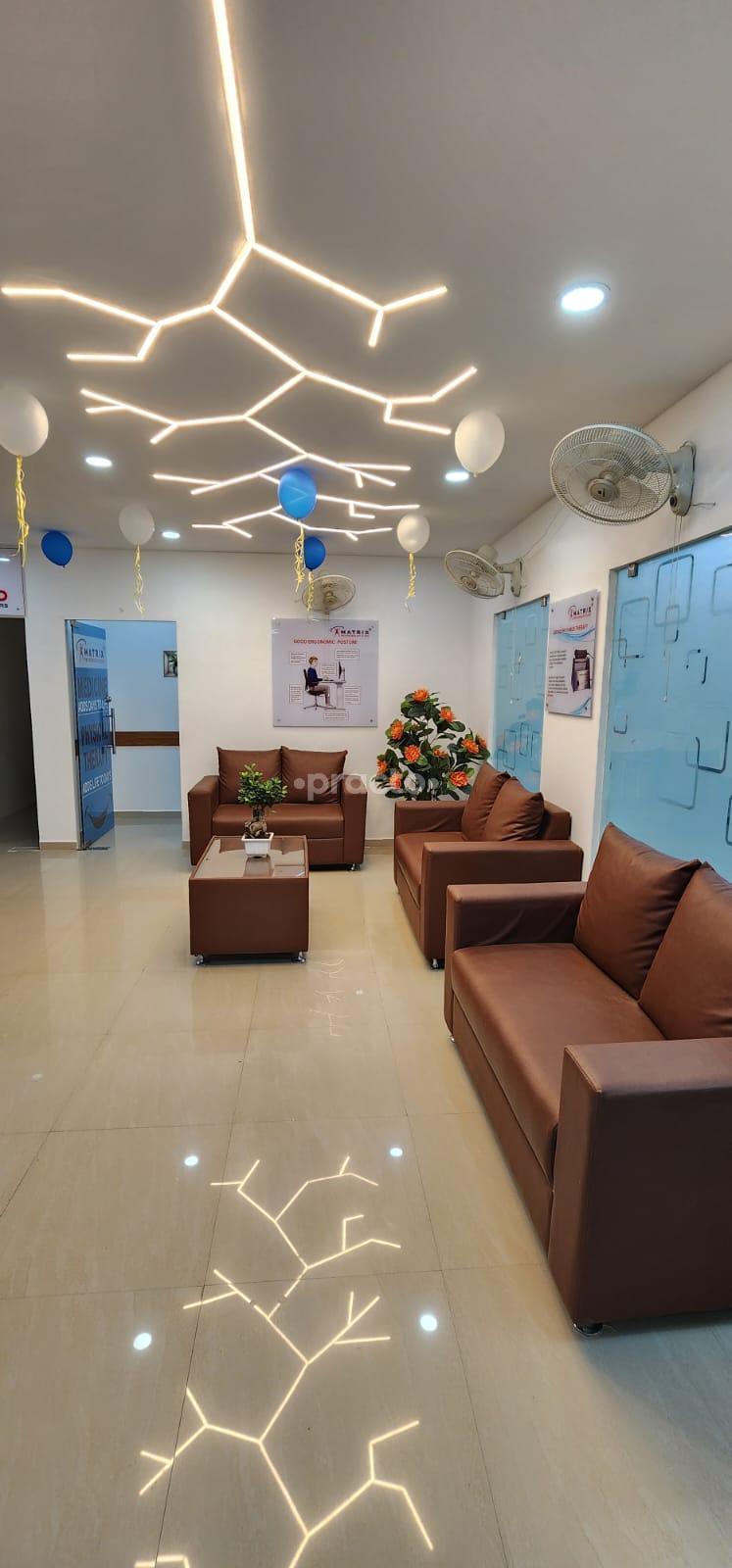 Waiting Area at Matrix Physiotherapy & Pain Relief Clinic Nallagandla Hyderabad