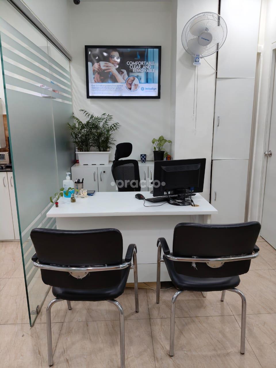 Reception Area at Bridge Plus Dentistry Clinic Gurgaon Sector 53 Gurgaon