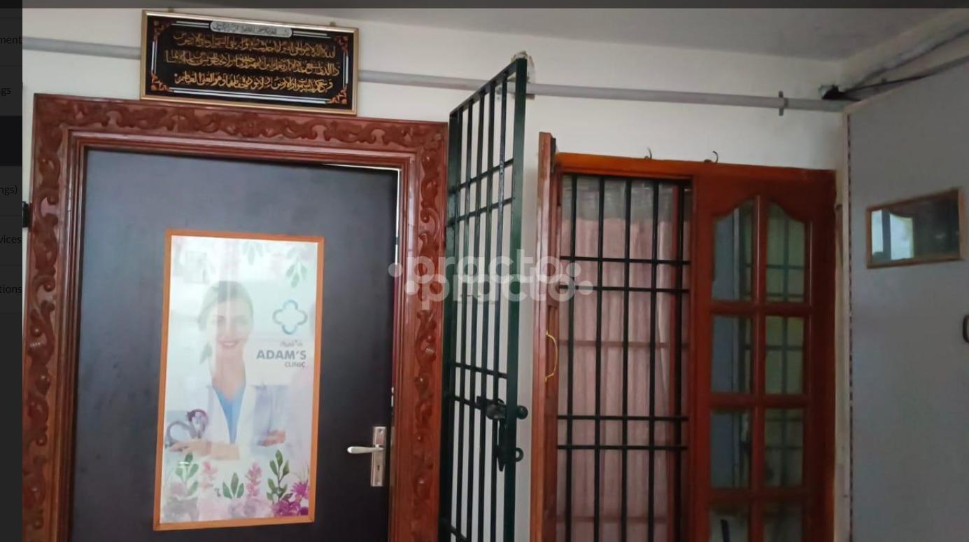 Reception Area at Adam's Clinic Anna Nagar West Chennai