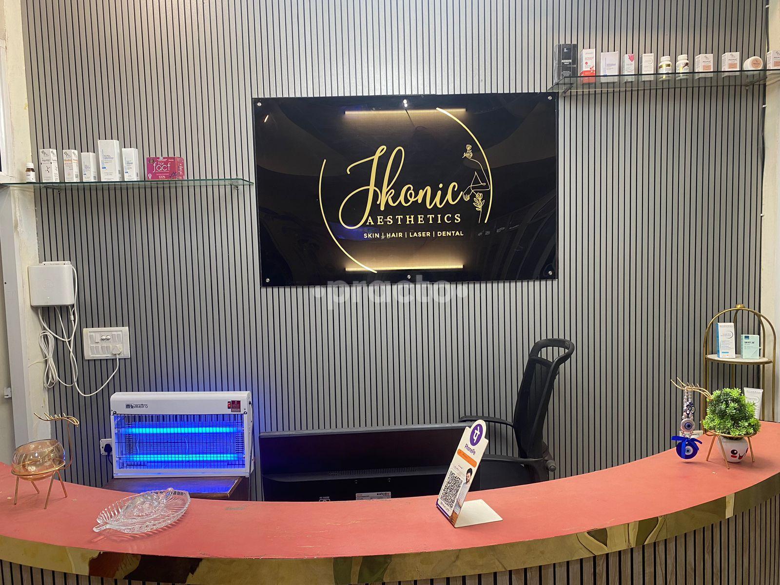 Reception Area at Ikonic Aesthetics & Dental Care Gurgaon Sector 57 Gurgaon