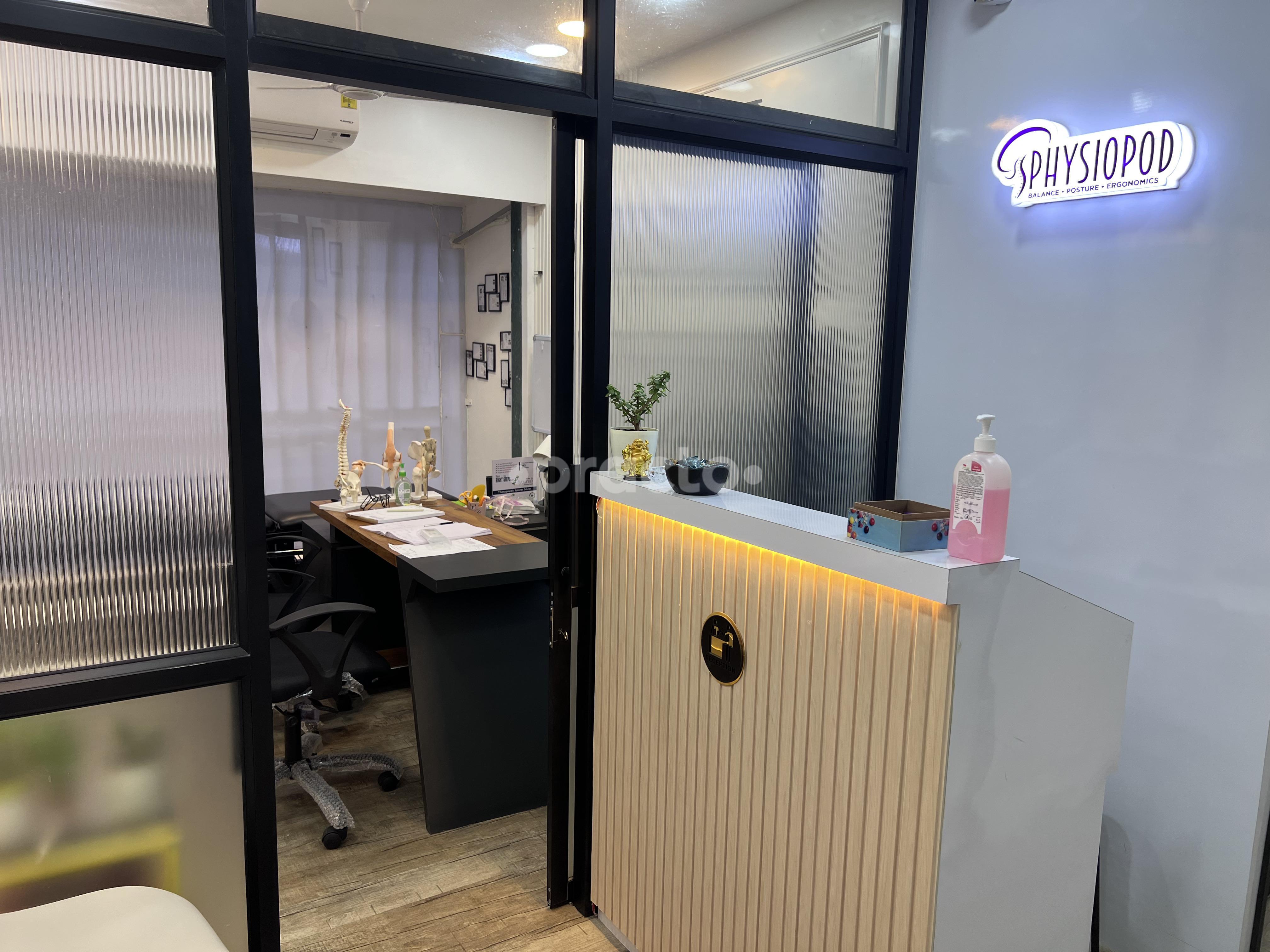 Reception Area at Physiopod Healthcare Centre Chinchpokli Mumbai