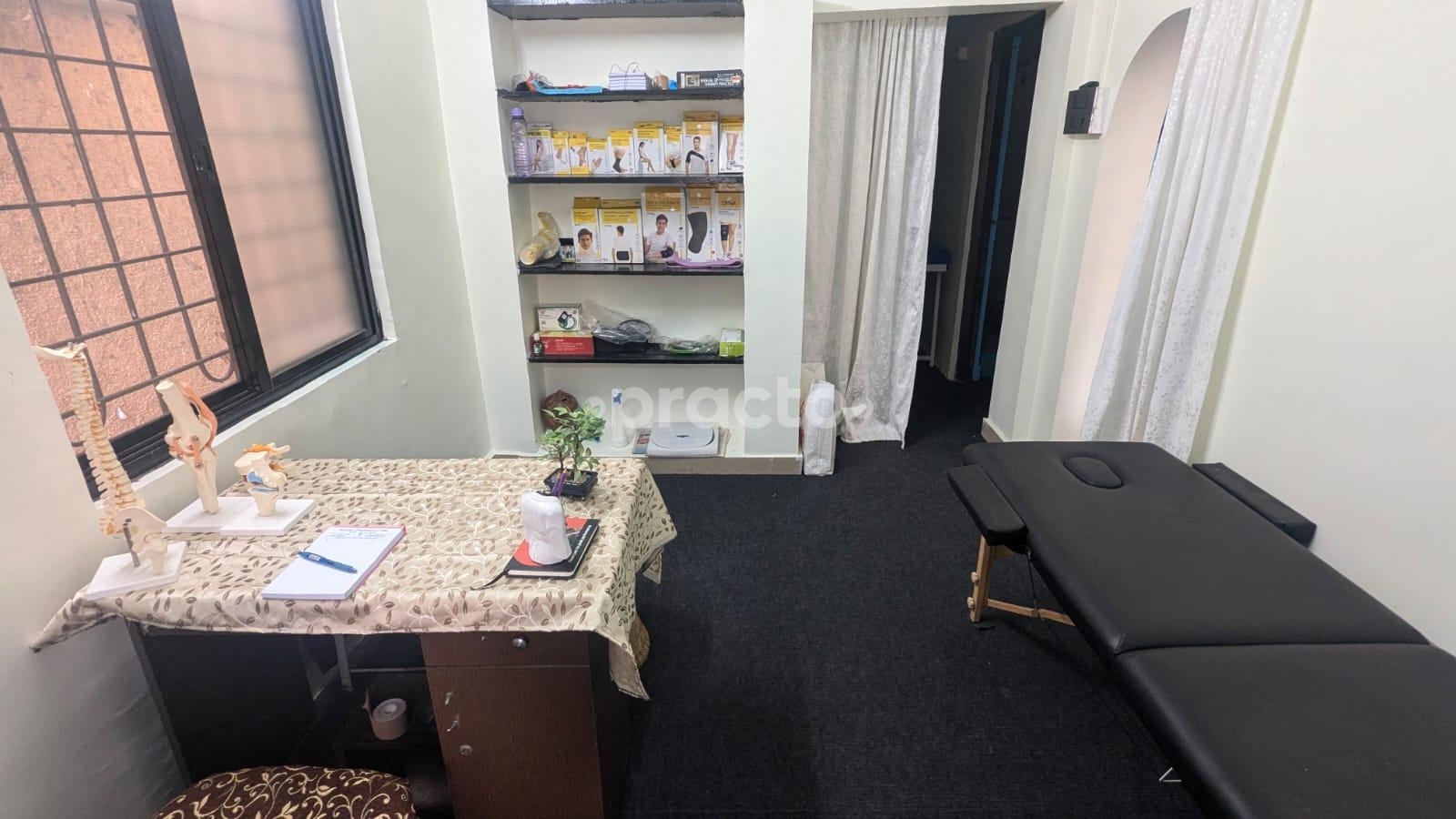 Consultation Room at Kareem's Physiotherapy Clinic Rahatani Pune