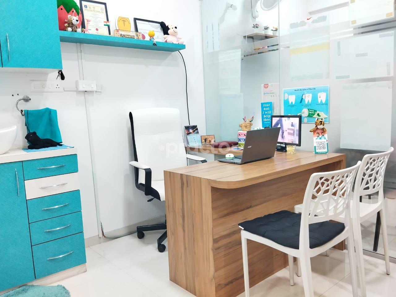 Consultation Room at Dr. Julie's Shine Bright Dental Amnora Park Town Pune