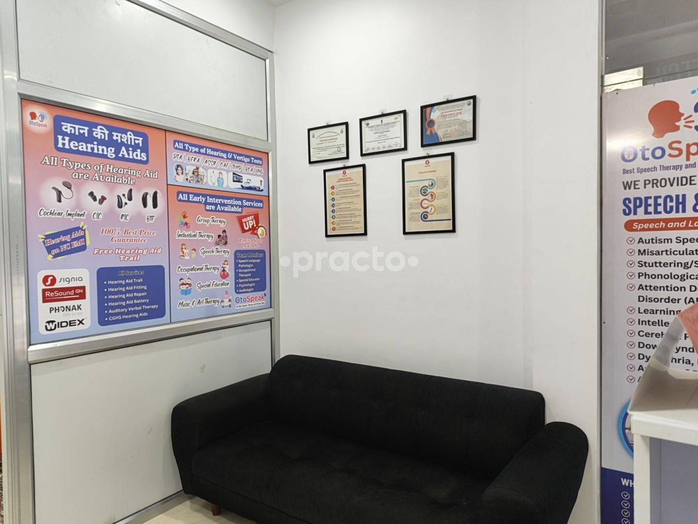 Waiting Area at OtoSpeak - Speech, Hearing and Vertigo Clinic Alambagh Lucknow