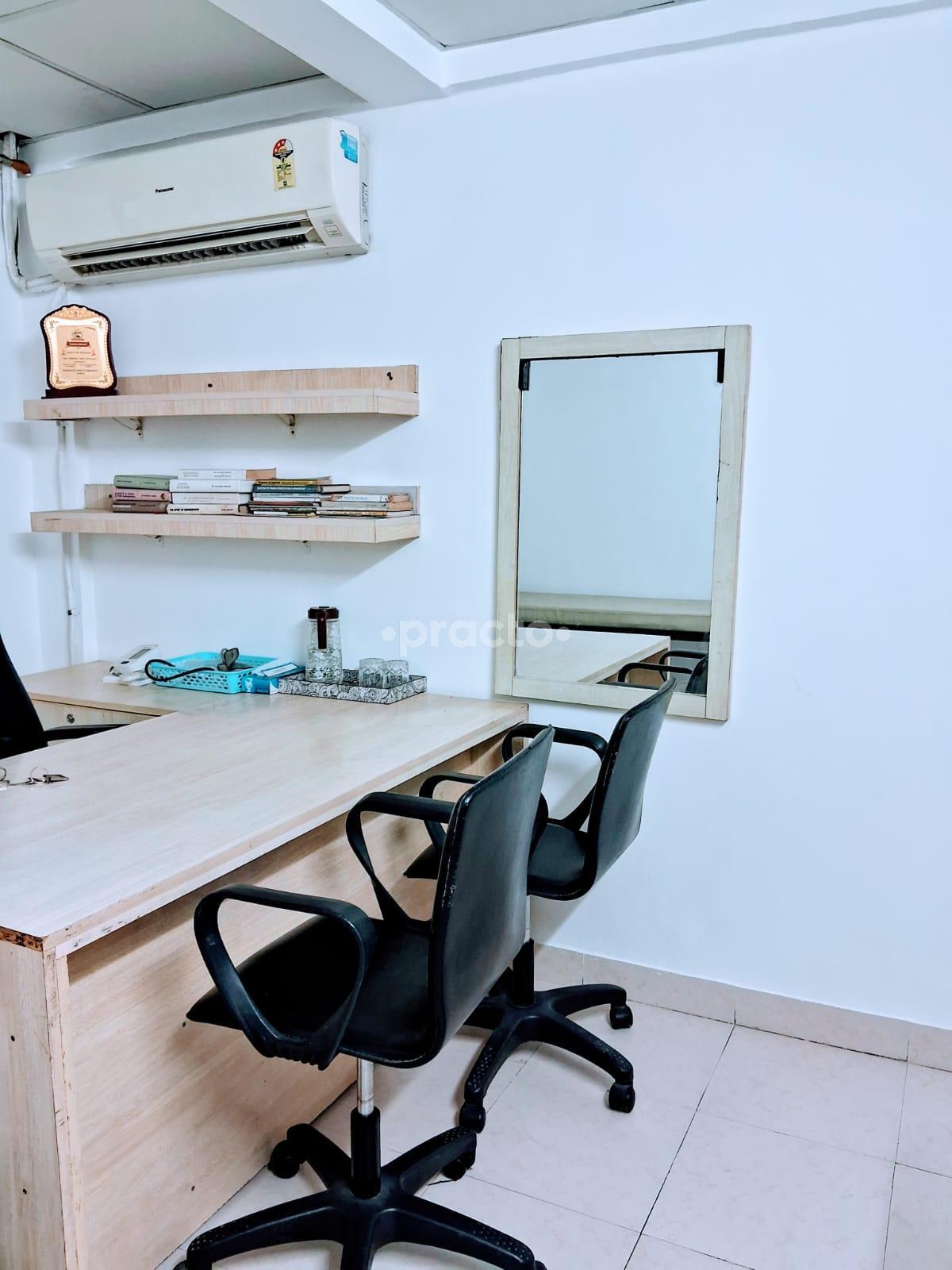 Consultation Room at Dr.Sonalis Homeopathy for all Clinic Magarpatta City Pune