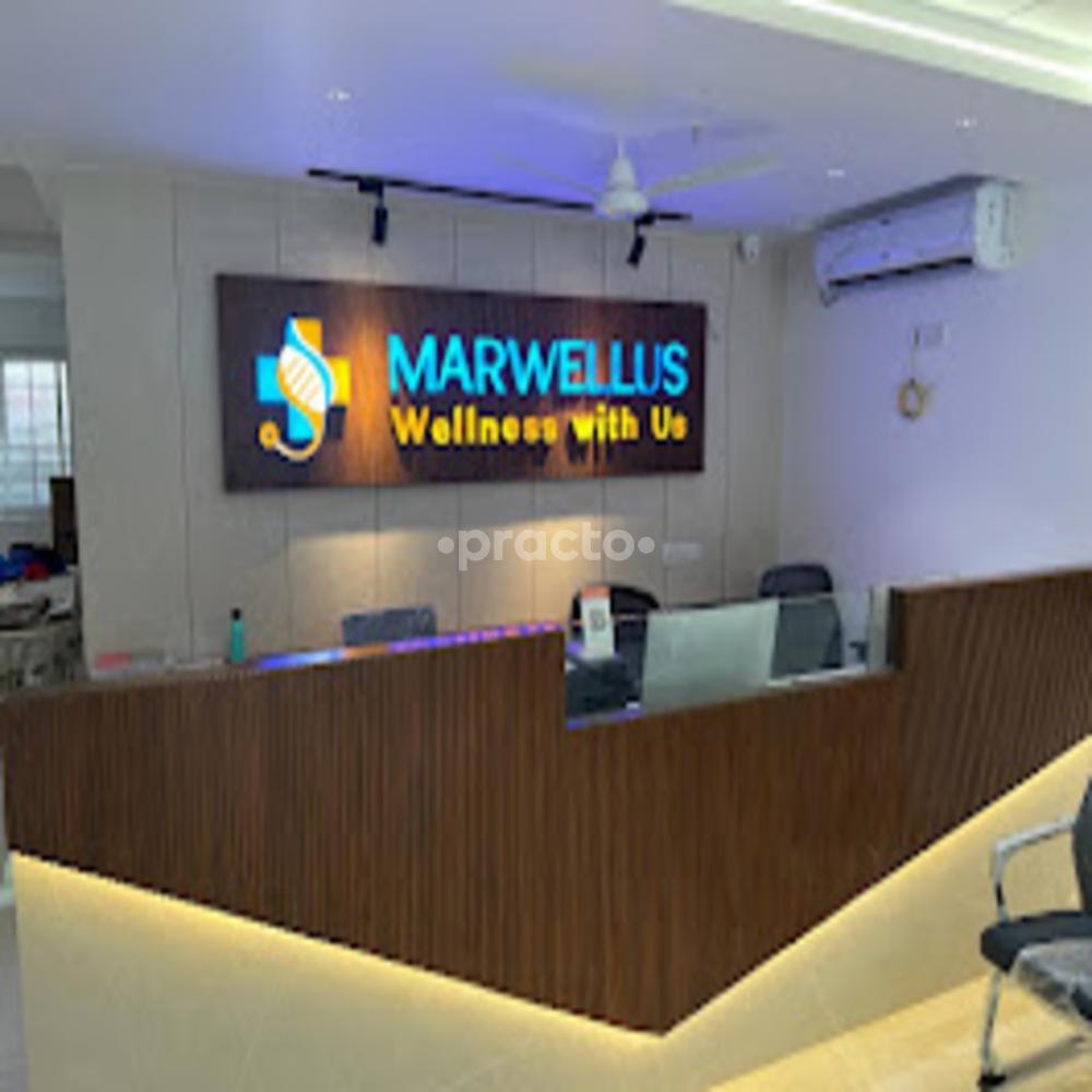 Reception Area at Marwellus Clinics and Diagnostics Kukatpally Hyderabad