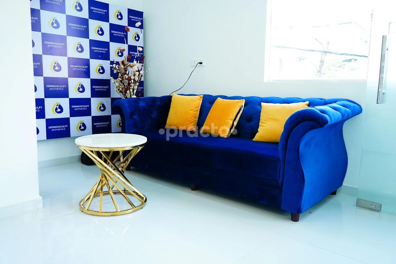 Waiting Area at Dermo Sculpt Aesthetics Clinic Gachibowli Hyderabad