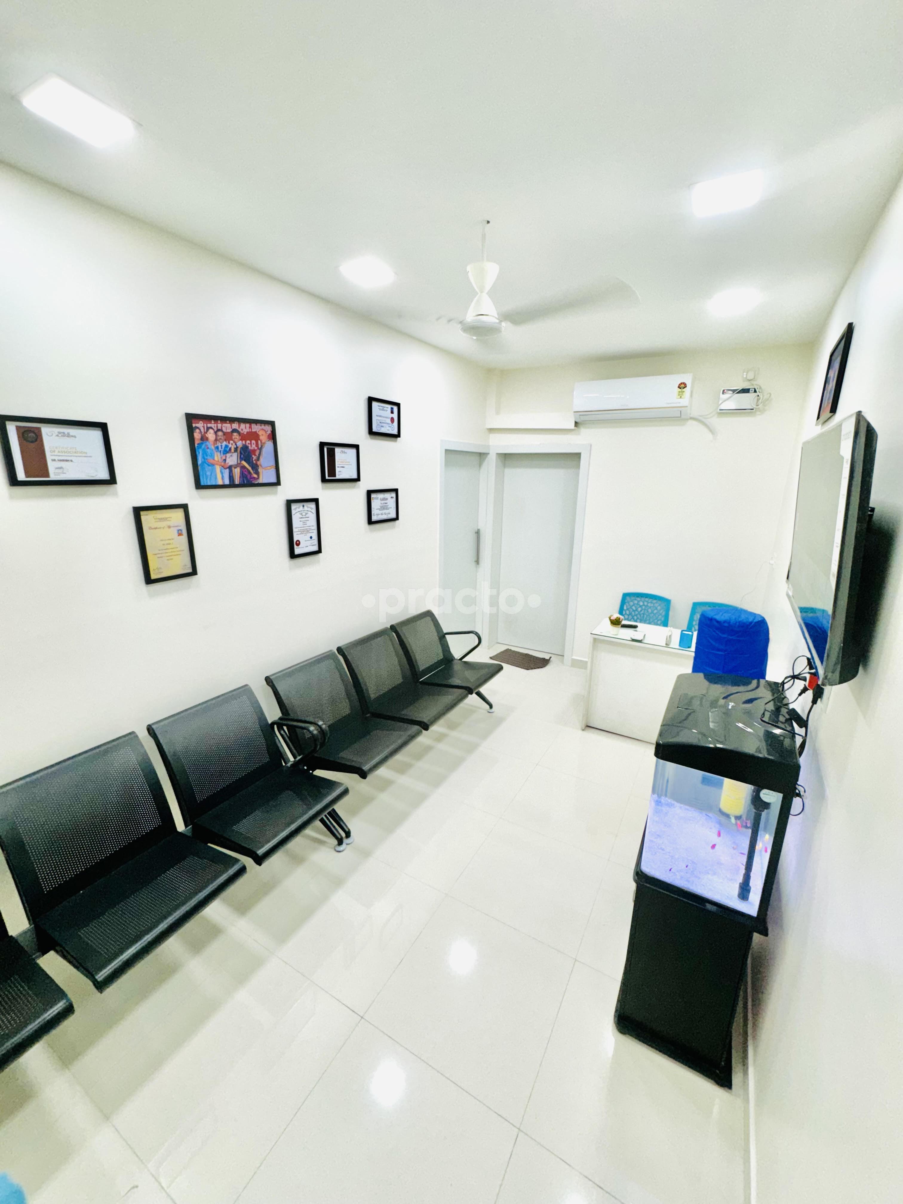 Reception Area at Mr & Mrs Tooth Dental Clinic Navalur Chennai